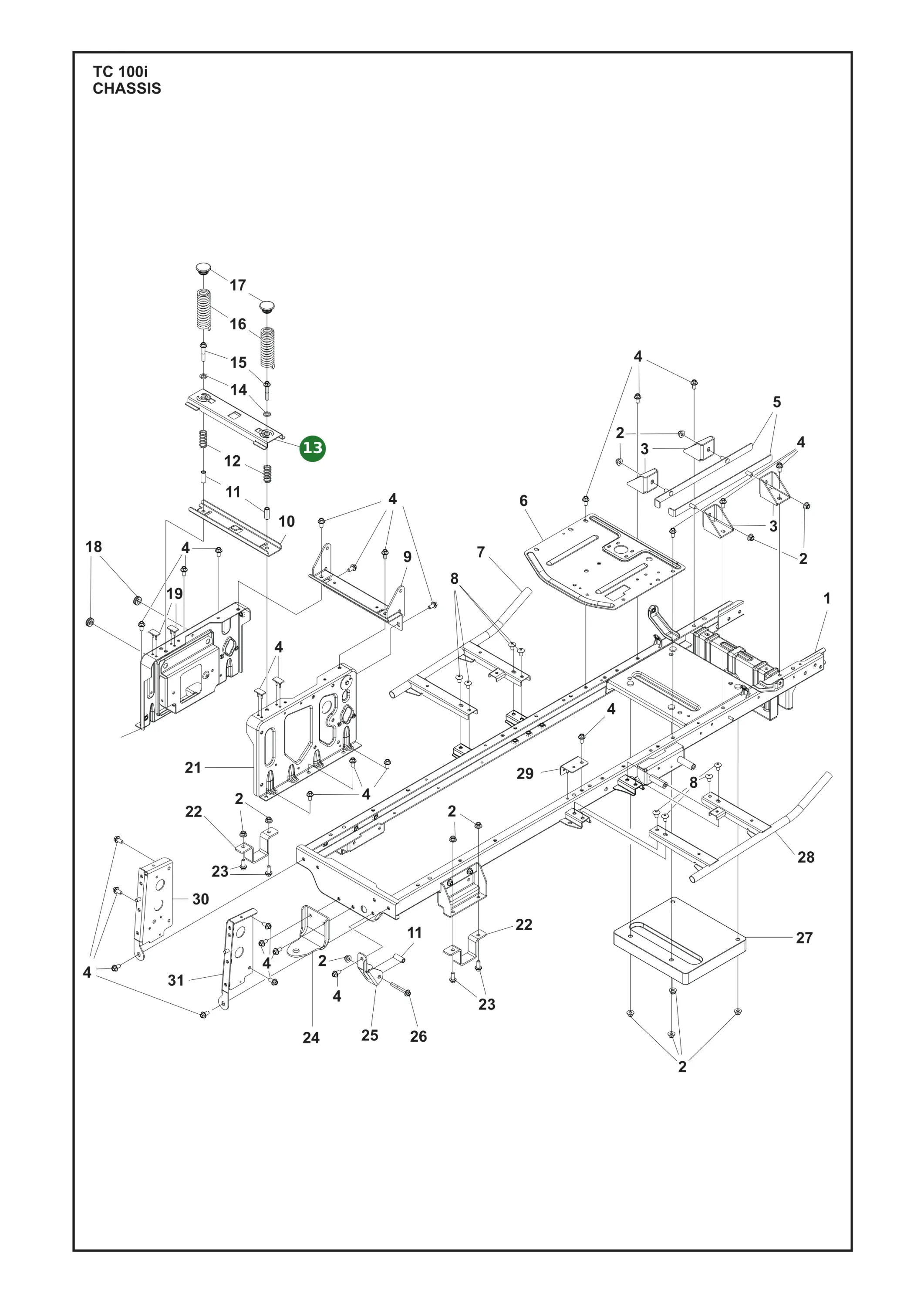 Position im Ersatzteilkatalog