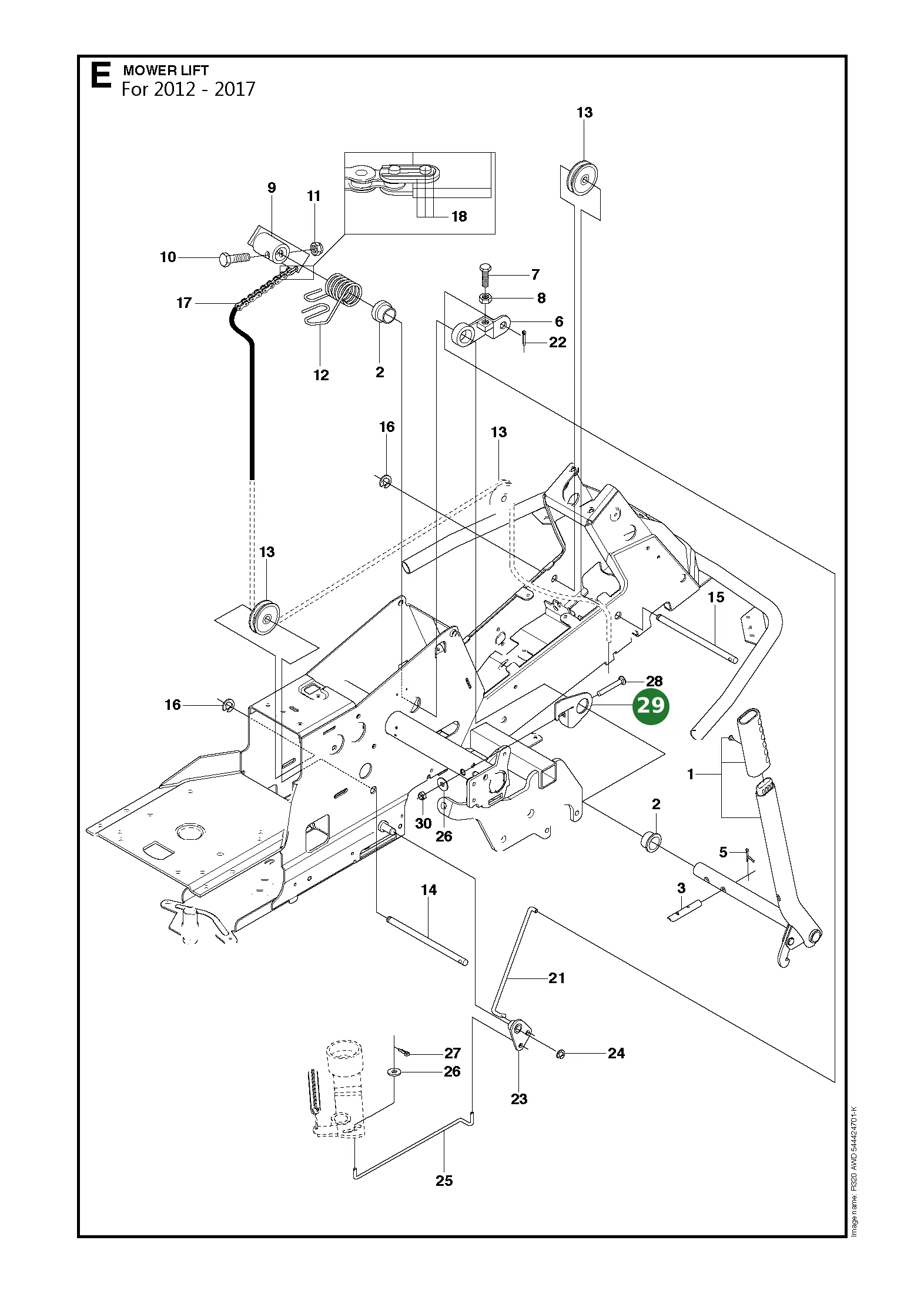 Position im Ersatzteilkatalog