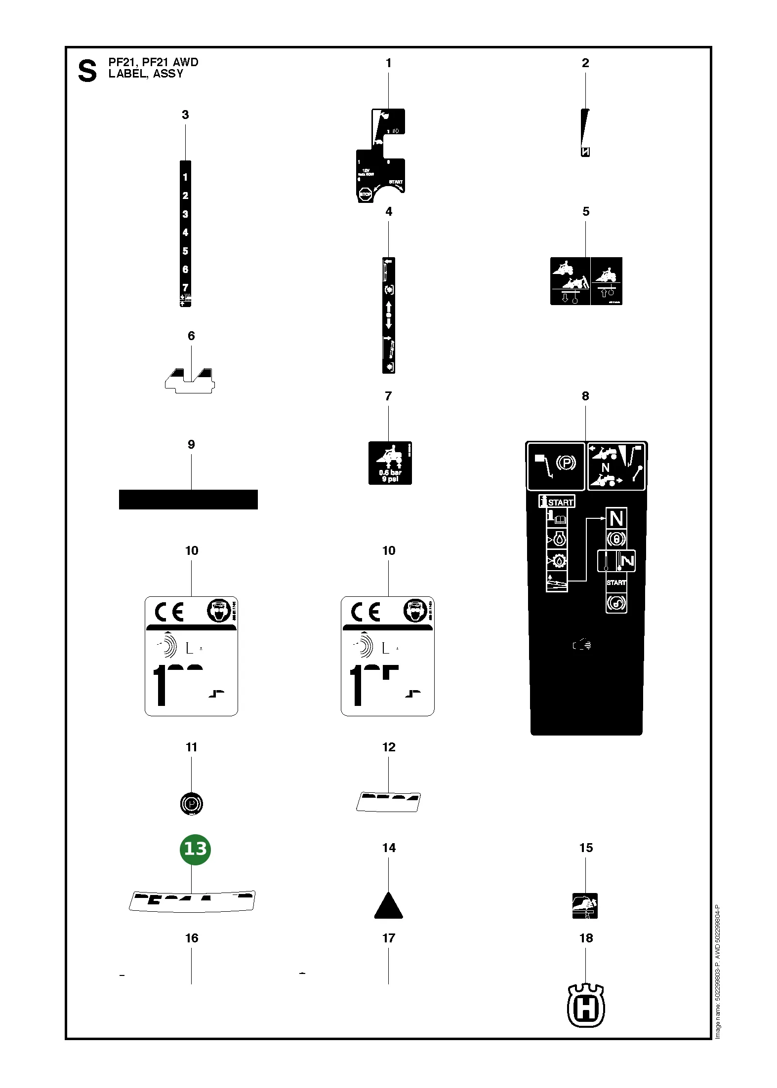 Position im Ersatzteilkatalog