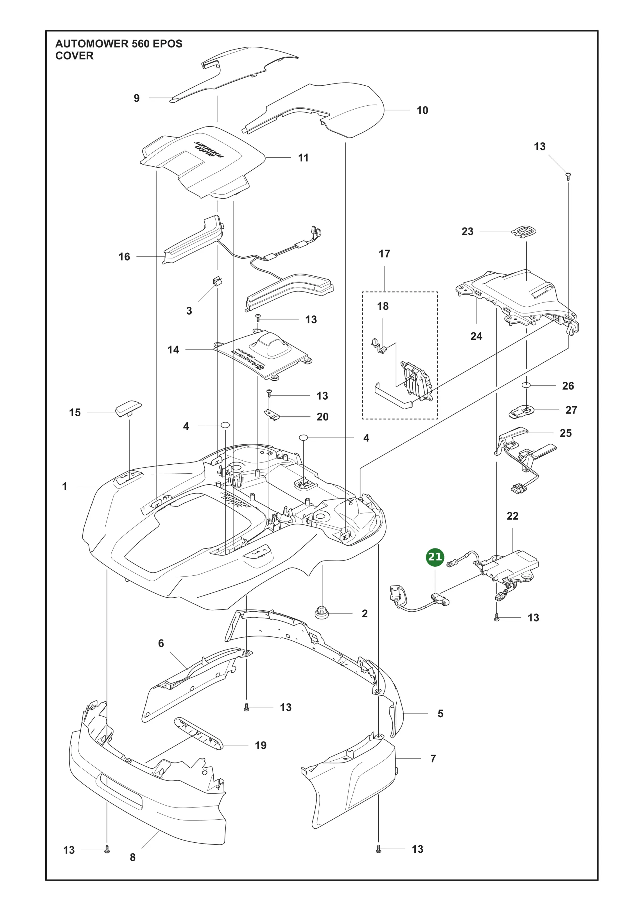 Position im Ersatzteilkatalog
