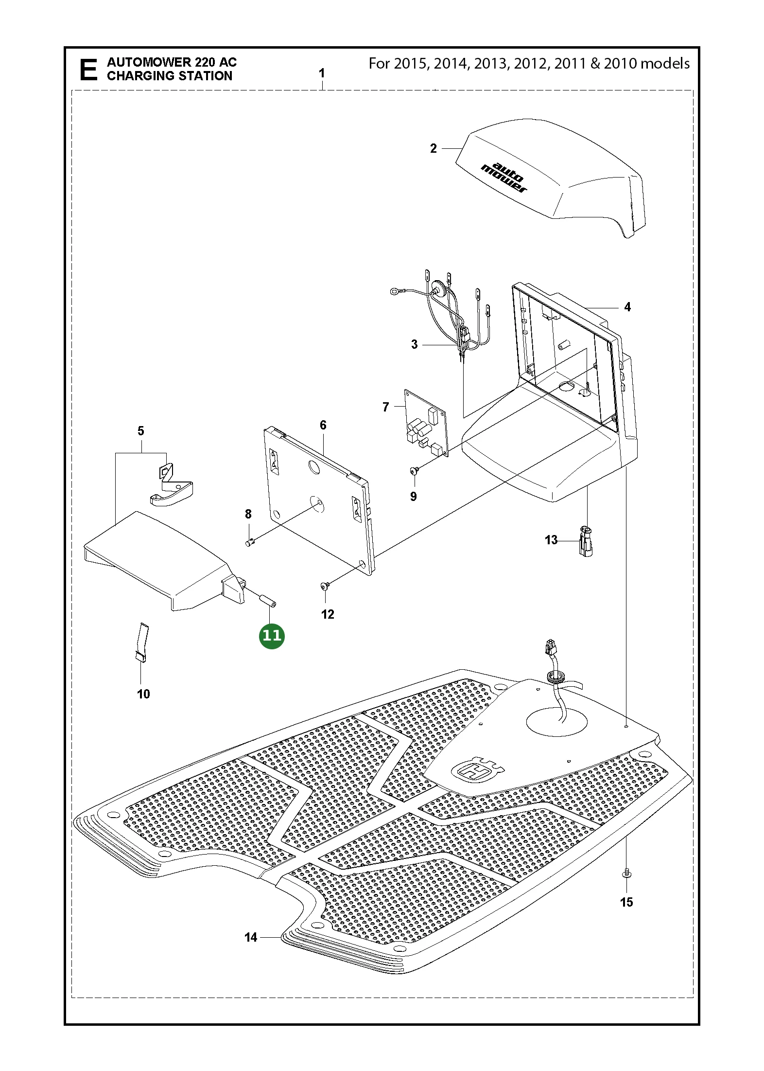 Position im Ersatzteilkatalog