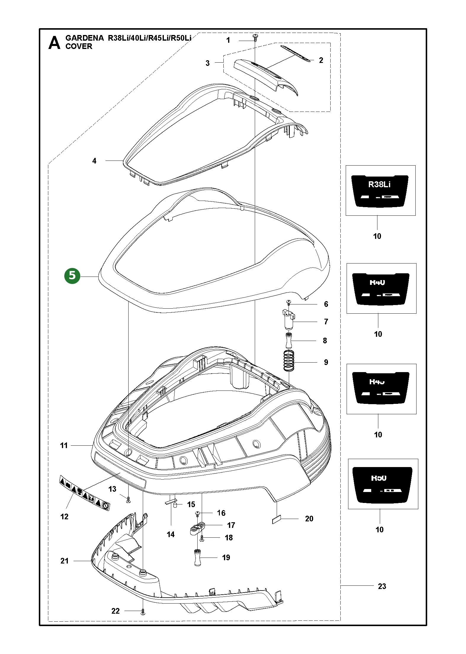 Position im Ersatzteilkatalog