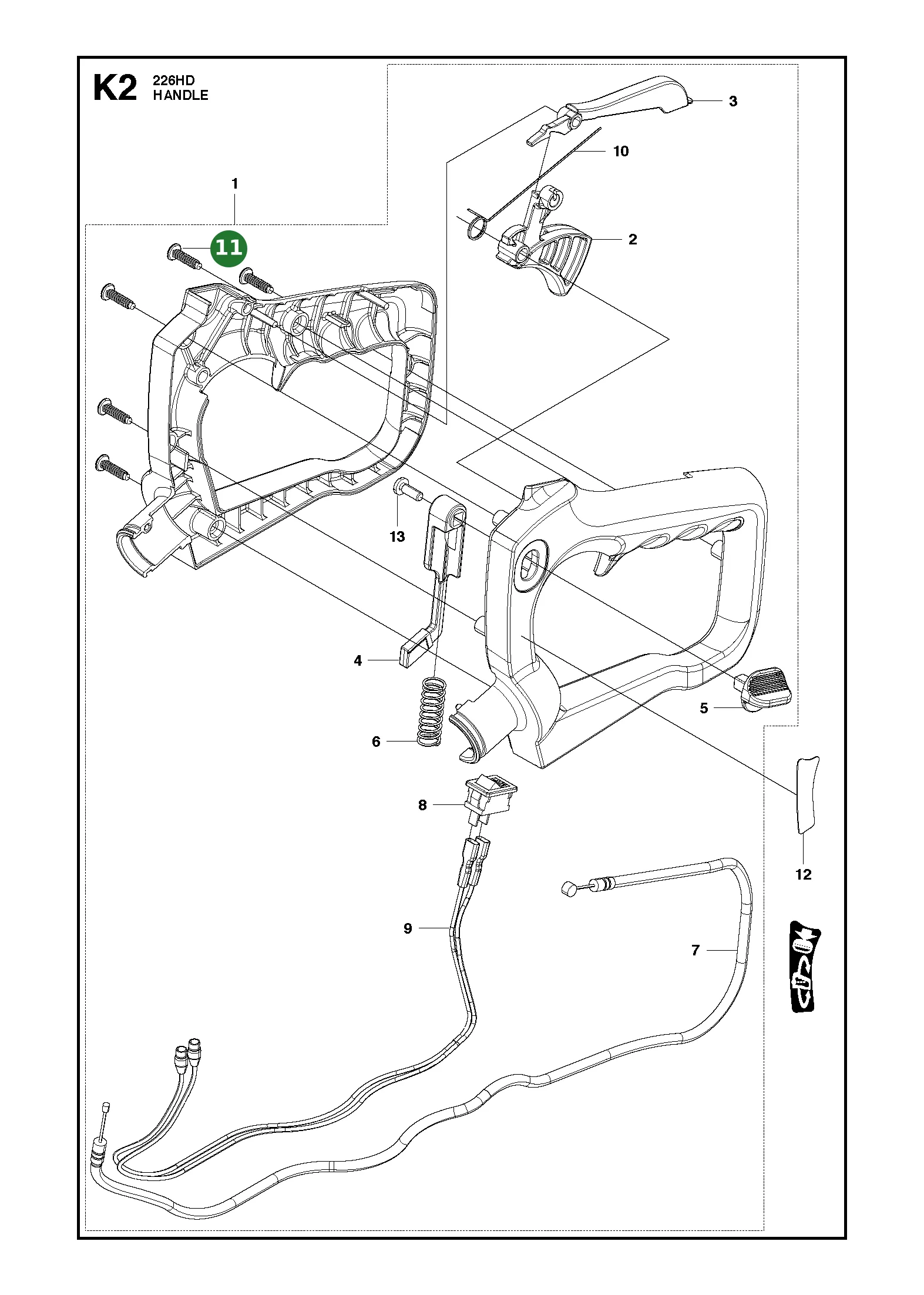 Position im Ersatzteilkatalog