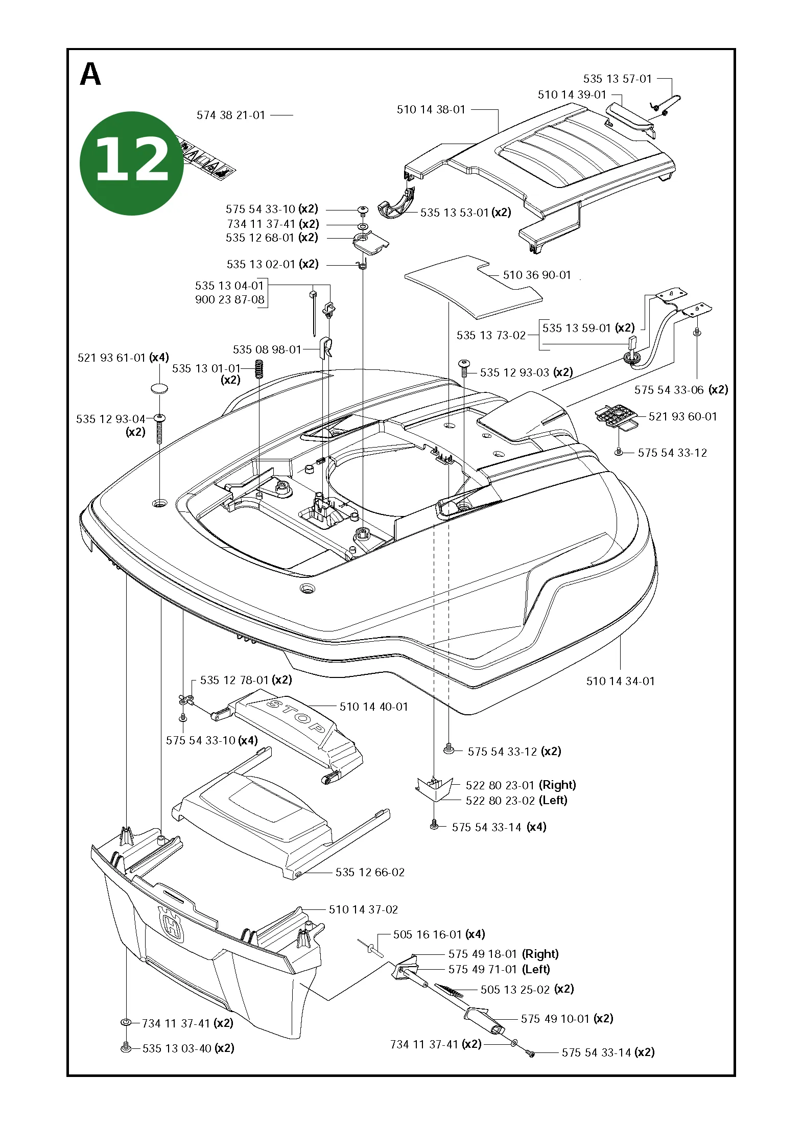 Position im Ersatzteilkatalog