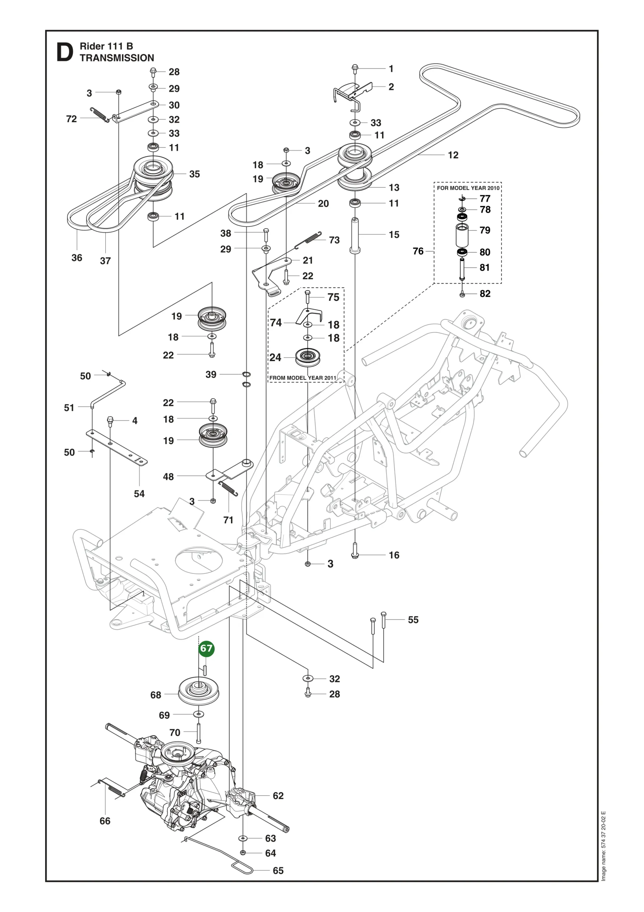 Position im Ersatzteilkatalog