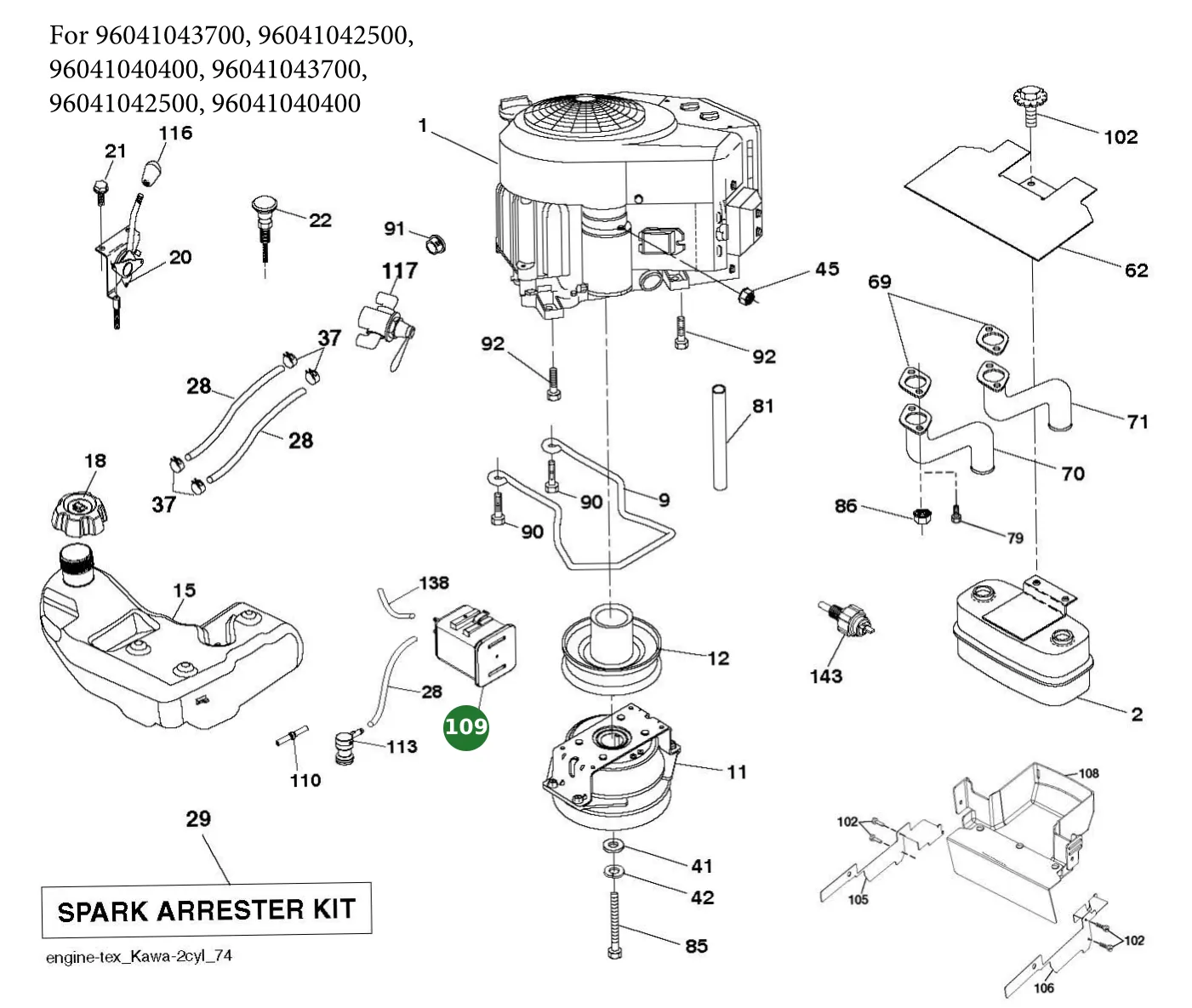 Position im Ersatzteilkatalog