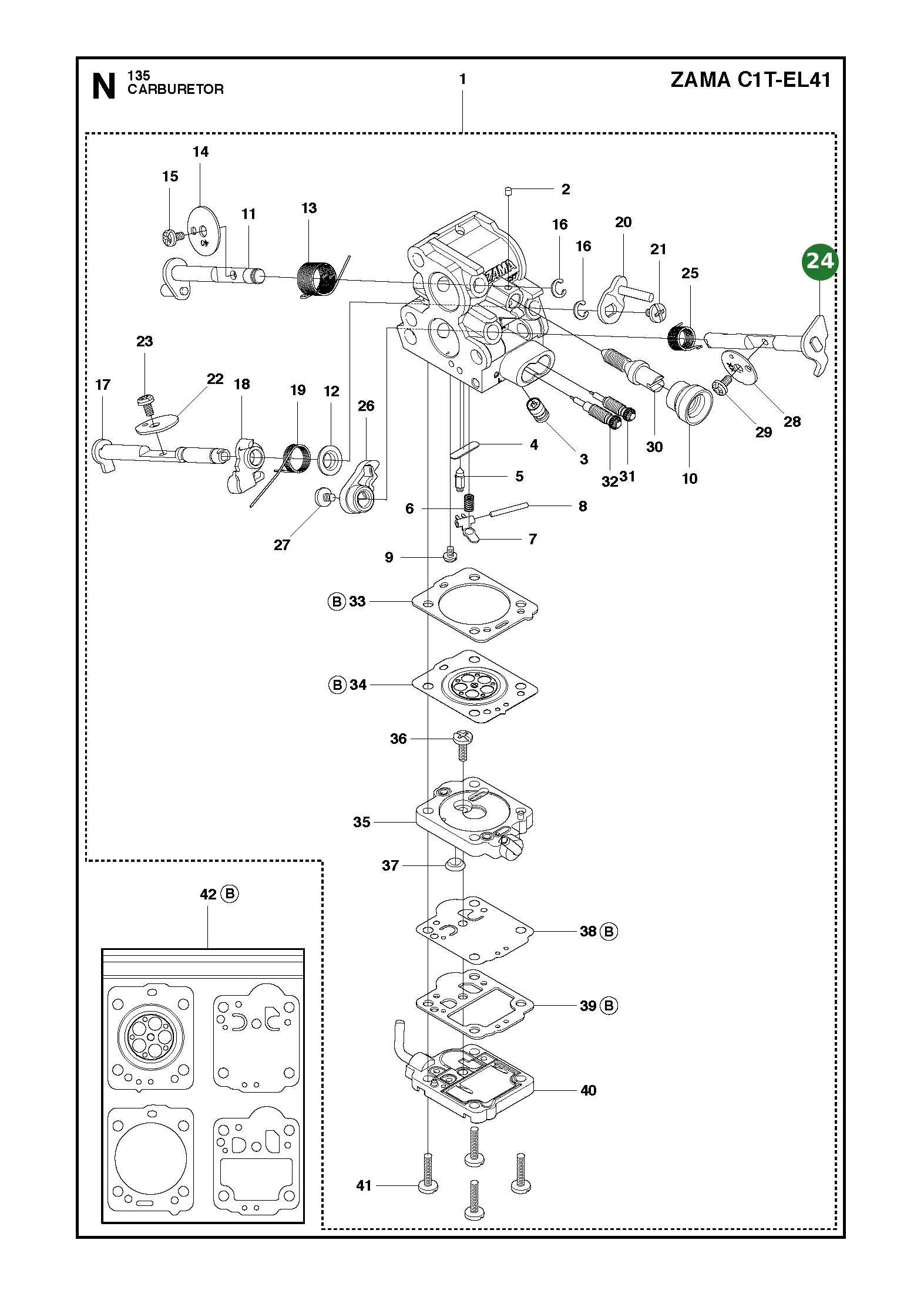 Position im Ersatzteilkatalog