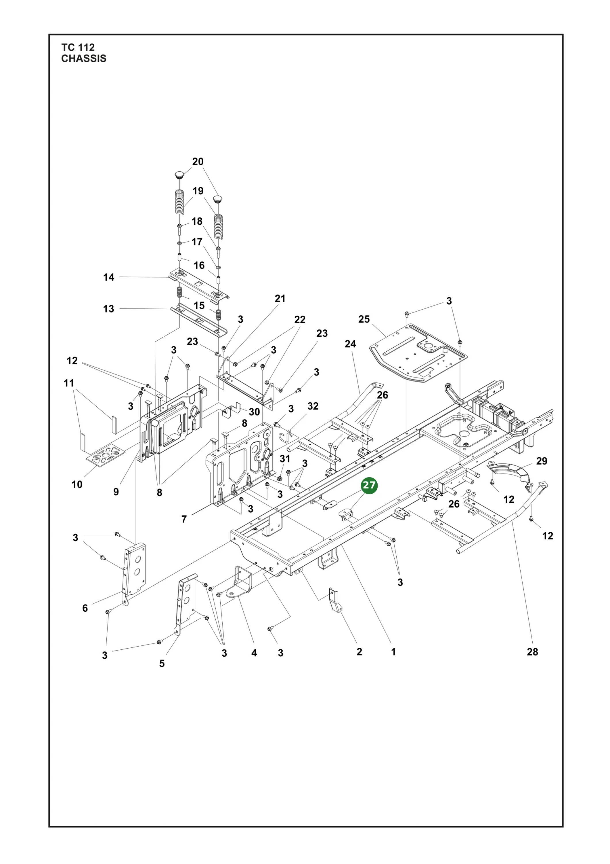 Position im Ersatzteilkatalog
