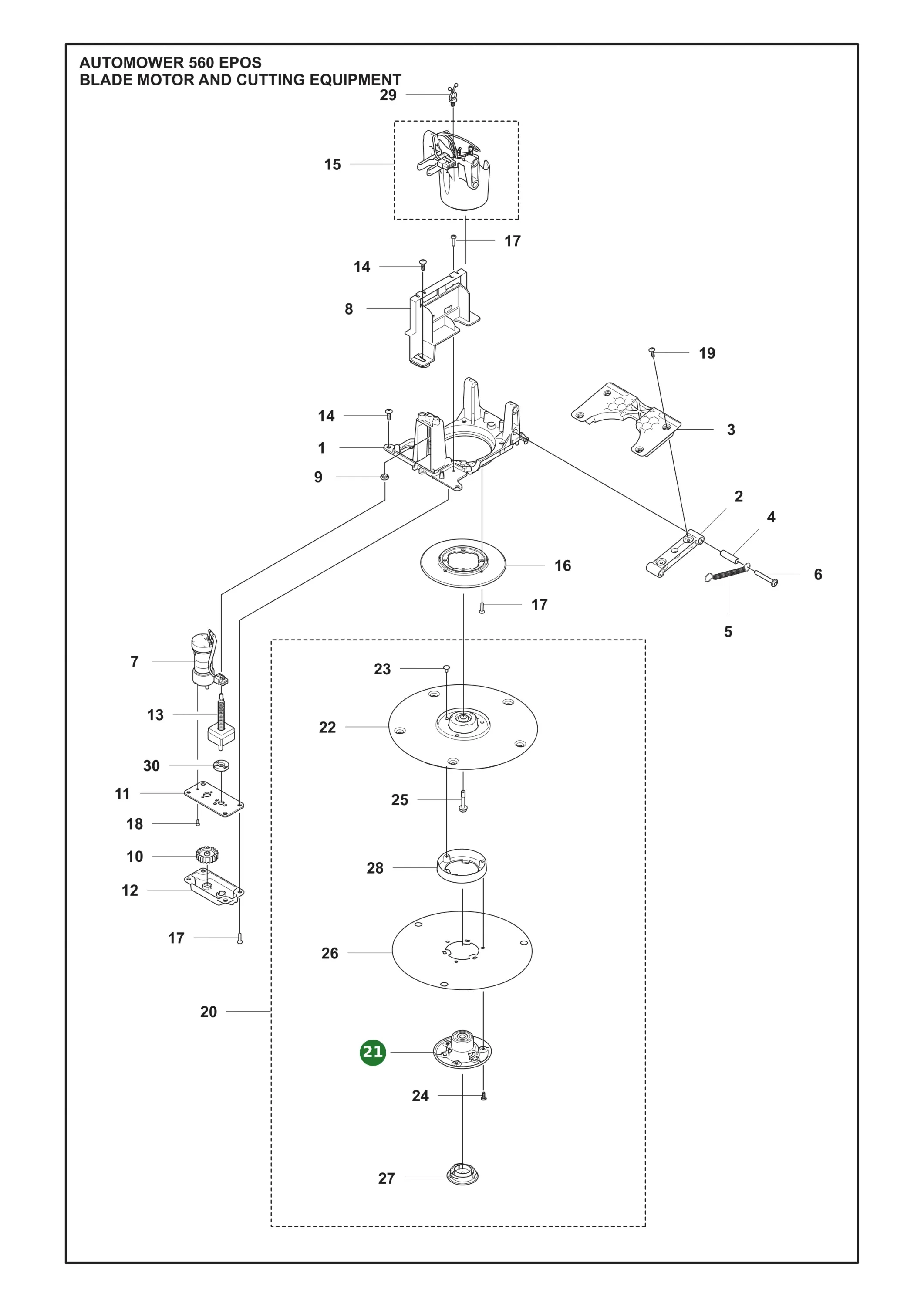 Position im Ersatzteilkatalog