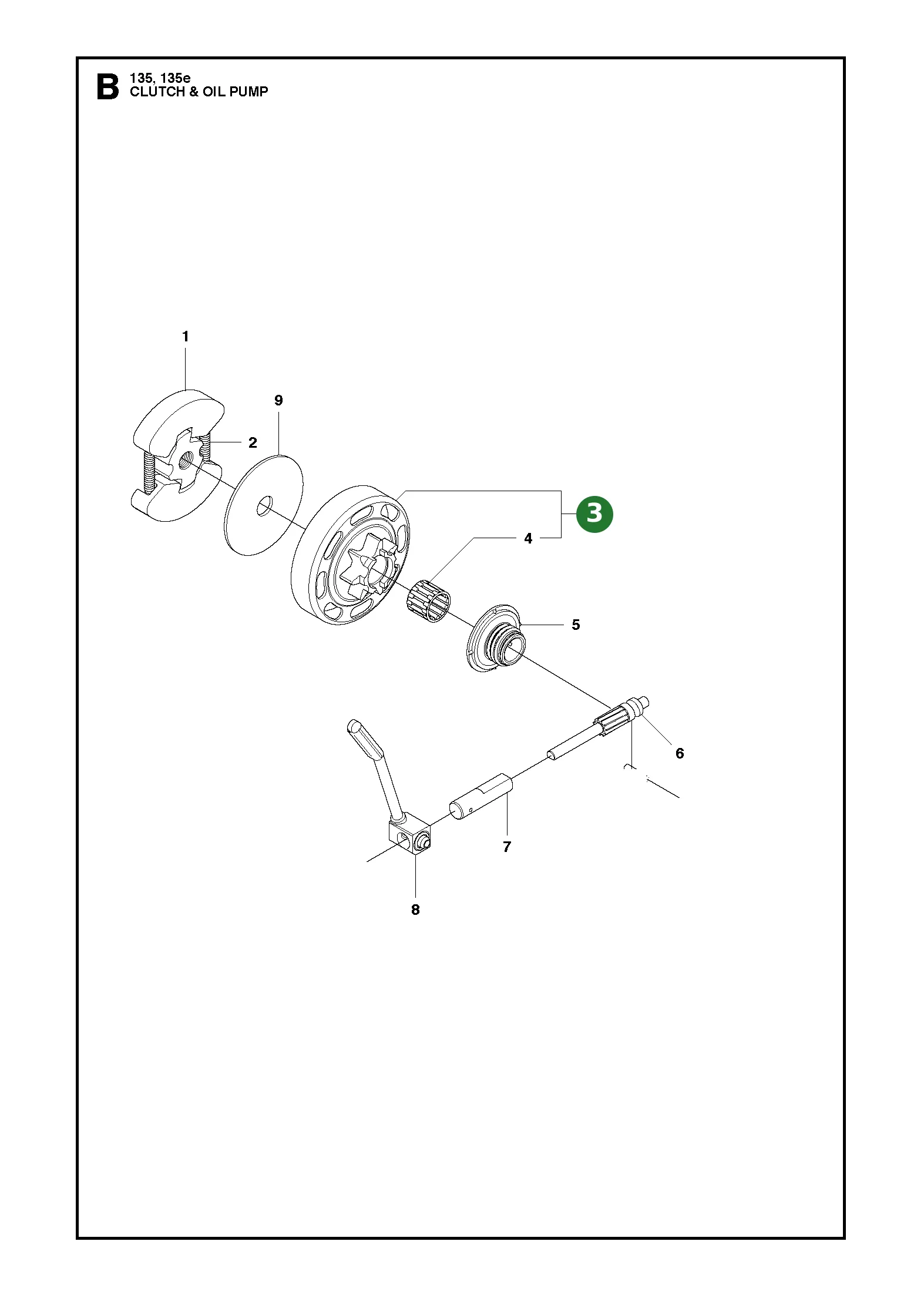 Kupplungstrommel Kpl. f&uuml;r Husqvarna Motors&auml;gen...