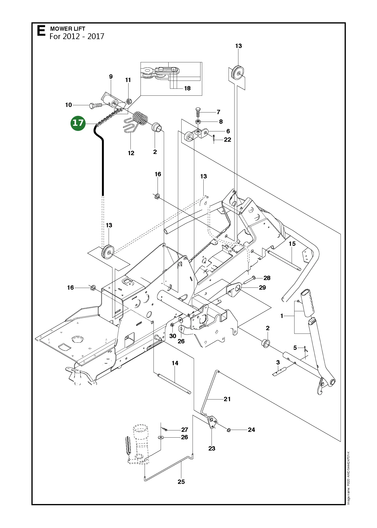Position im Ersatzteilkatalog