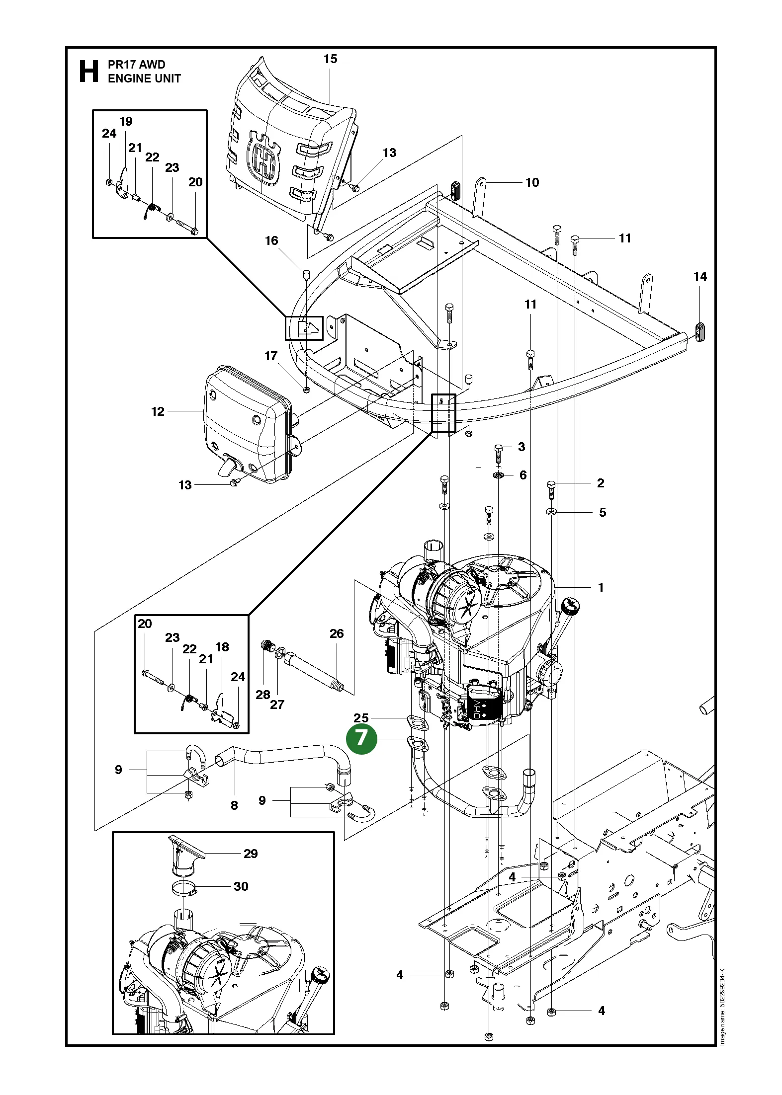 Position im Ersatzteilkatalog