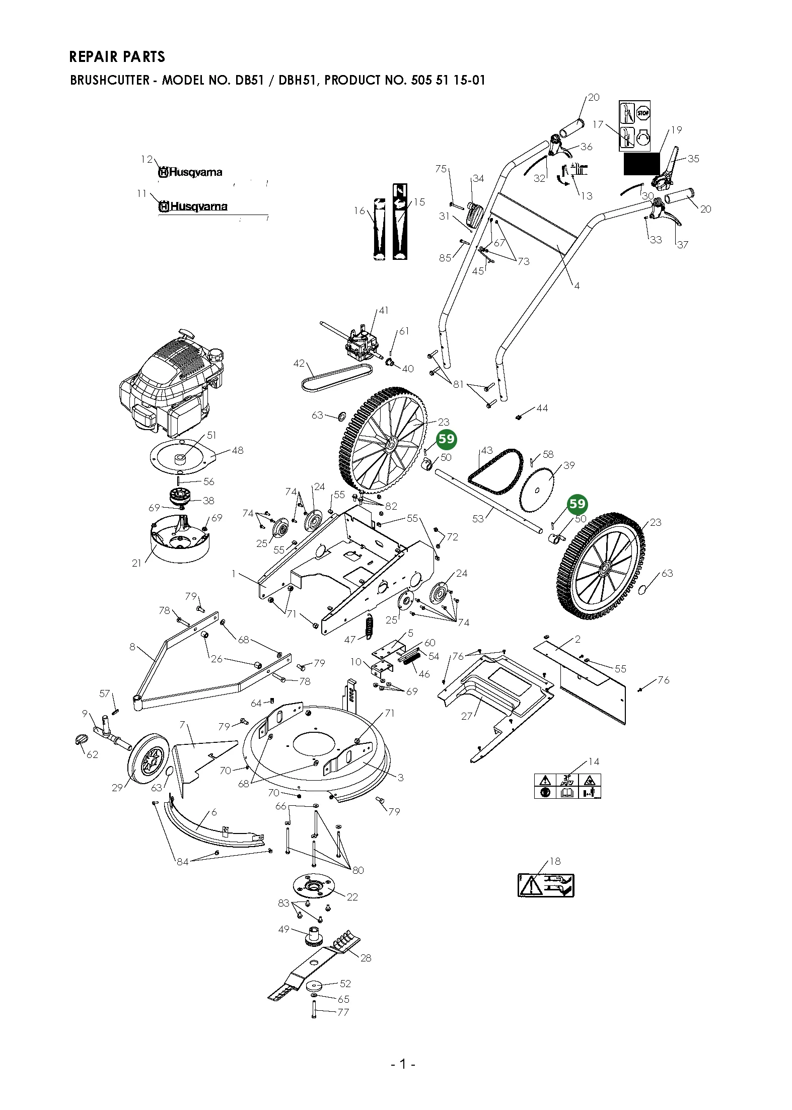Position im Ersatzteilkatalog