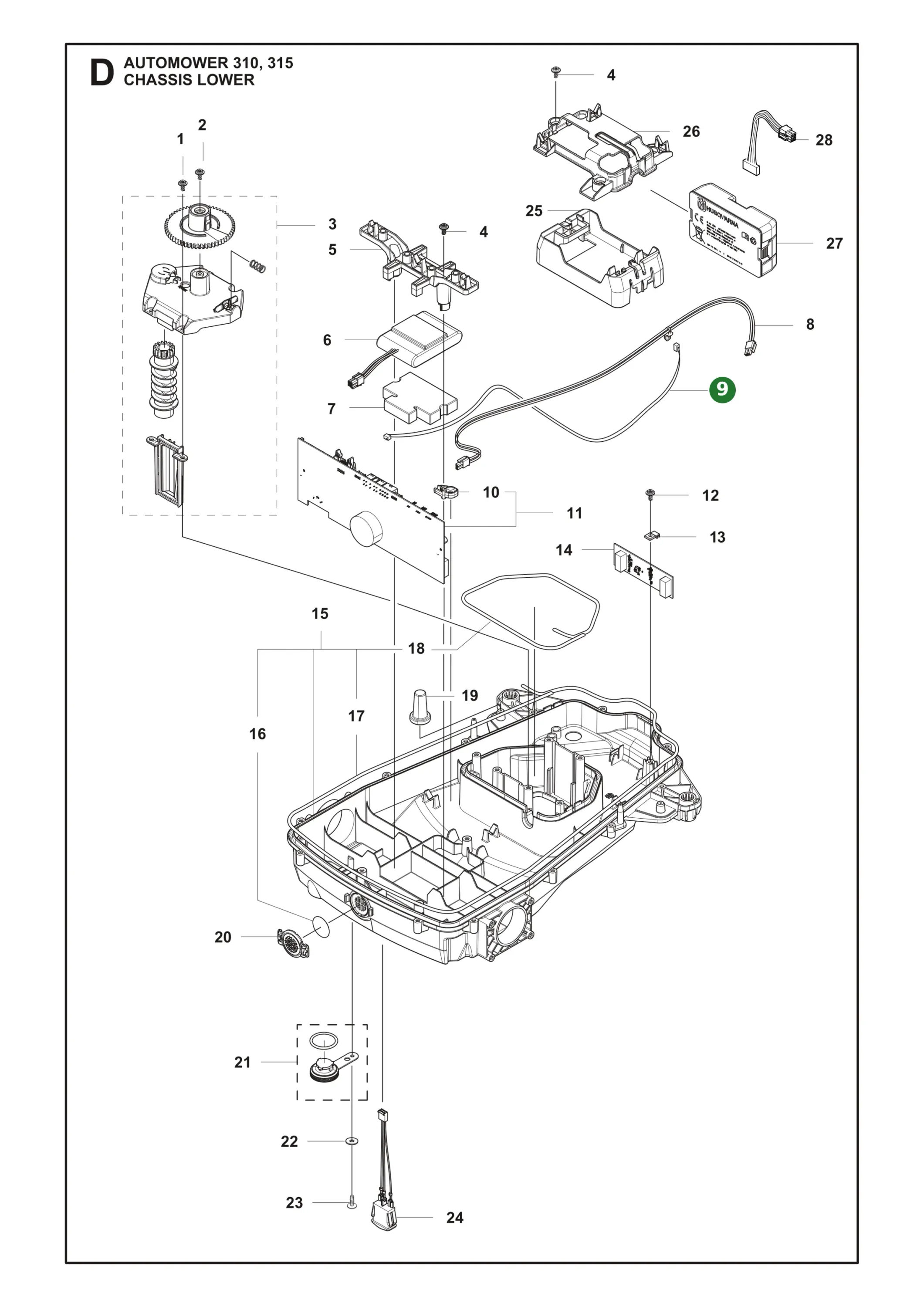 Position im Ersatzteilkatalog