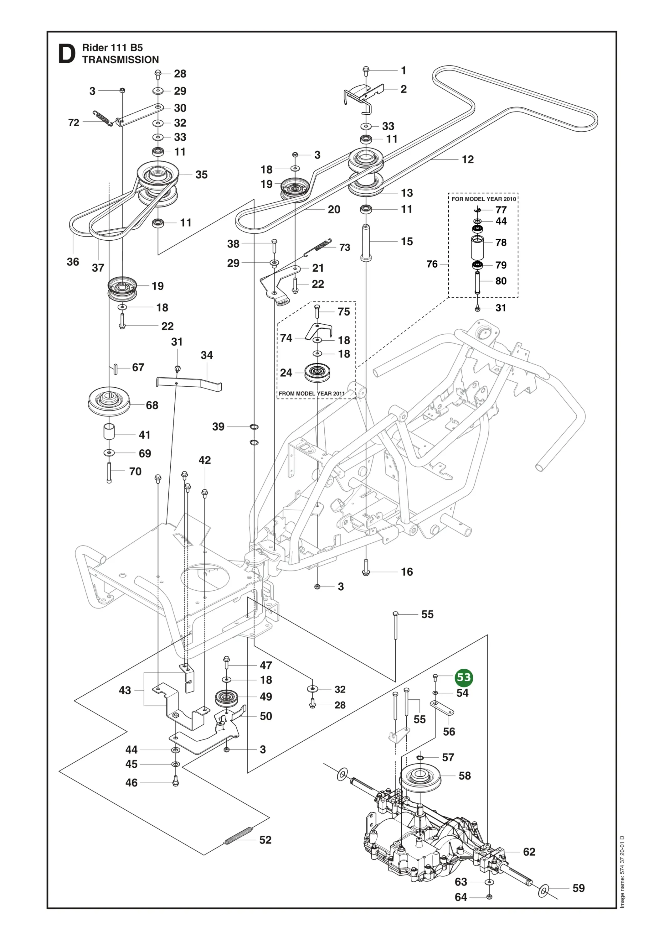 Position im Ersatzteilkatalog