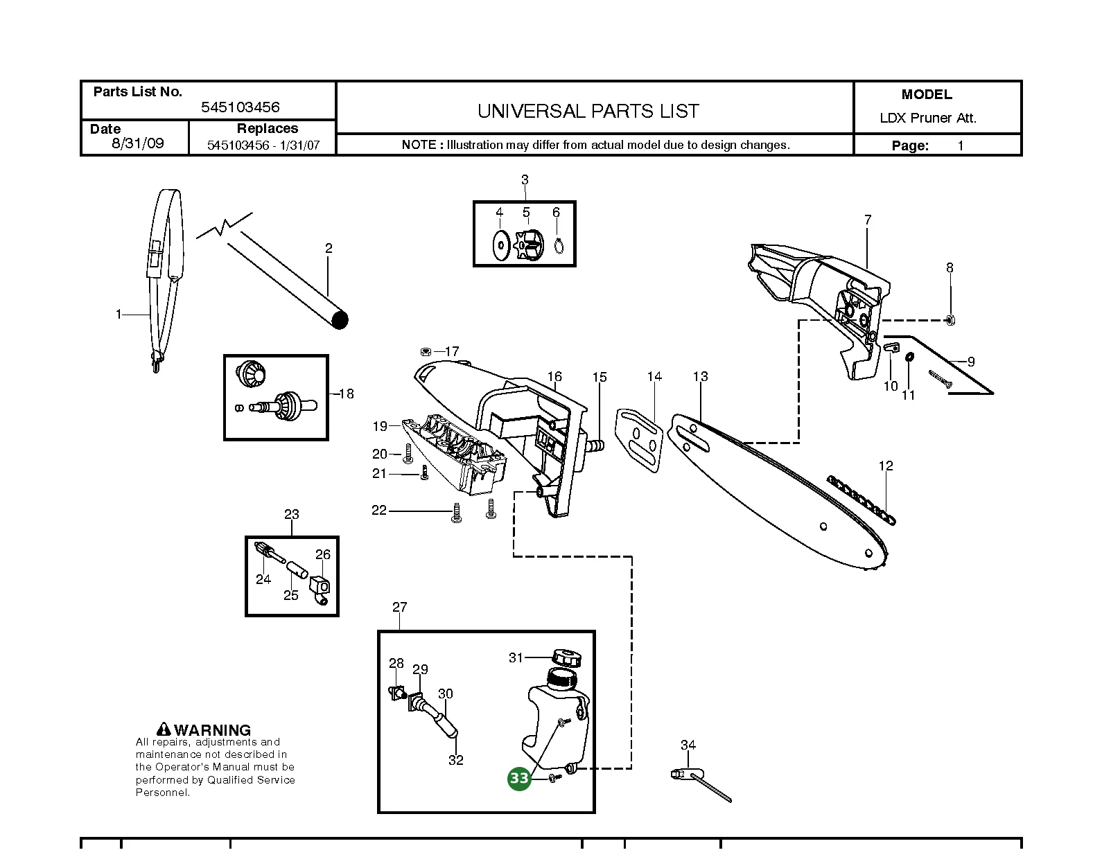 Position im Ersatzteilkatalog