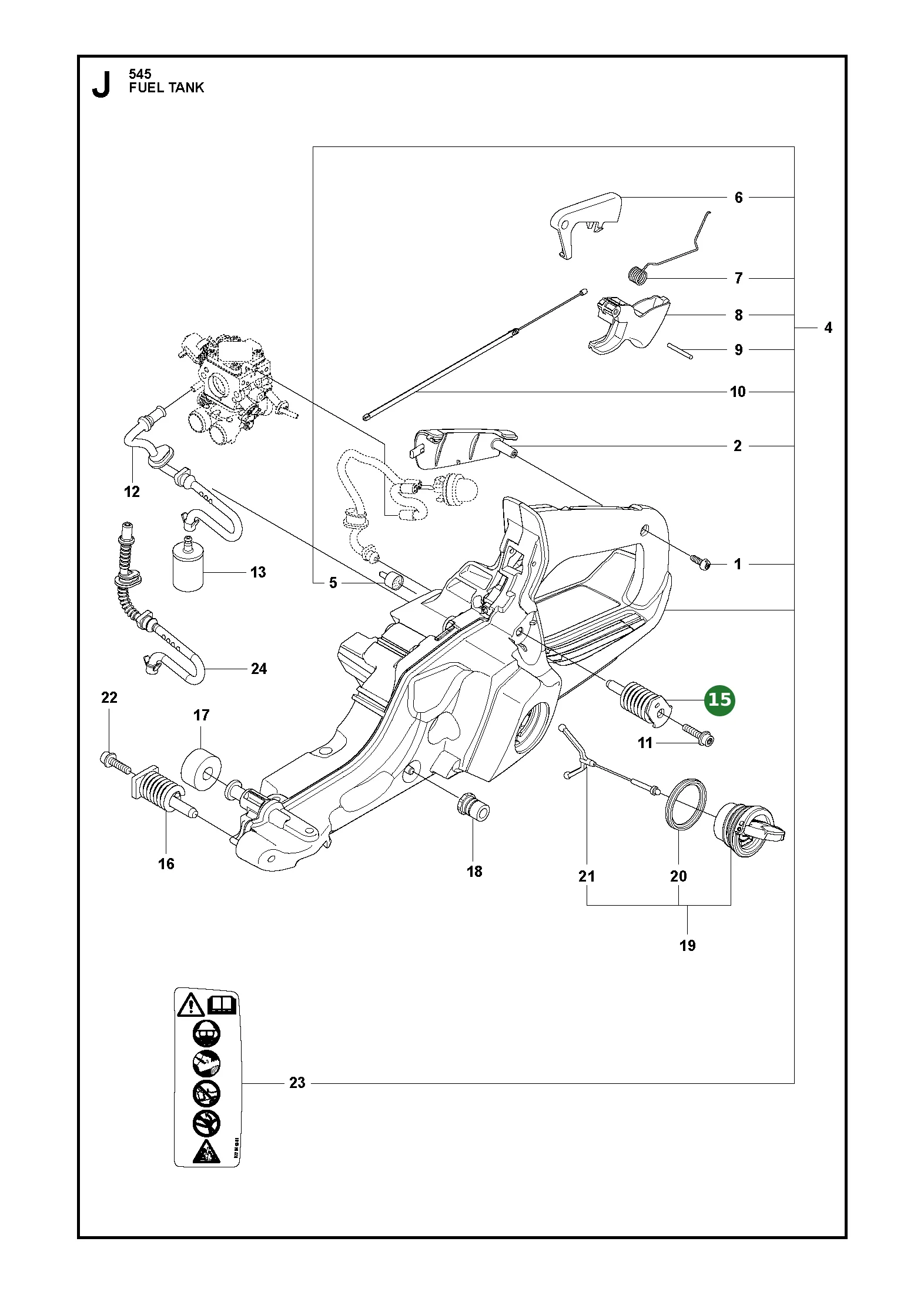 Position im Ersatzteilkatalog