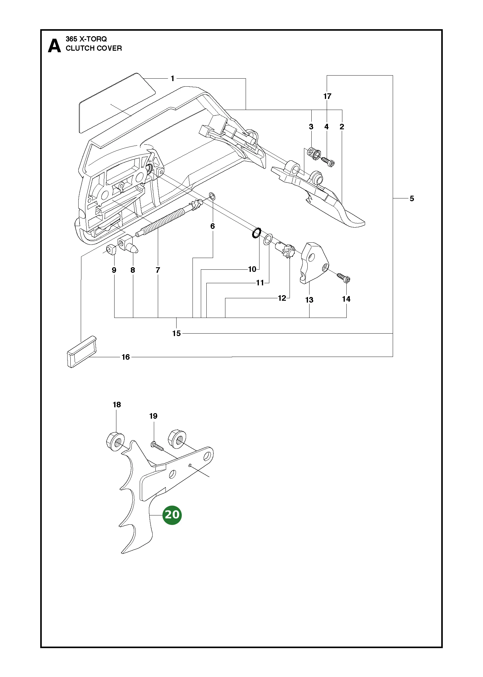 Spike f&uuml;r Husqvarna Motors&auml;gen