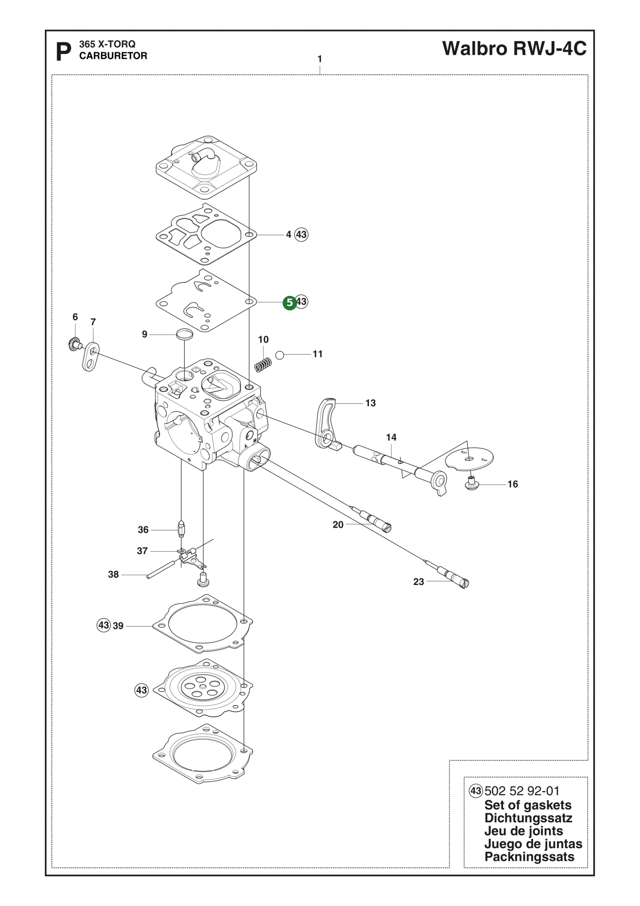 Position im Ersatzteilkatalog