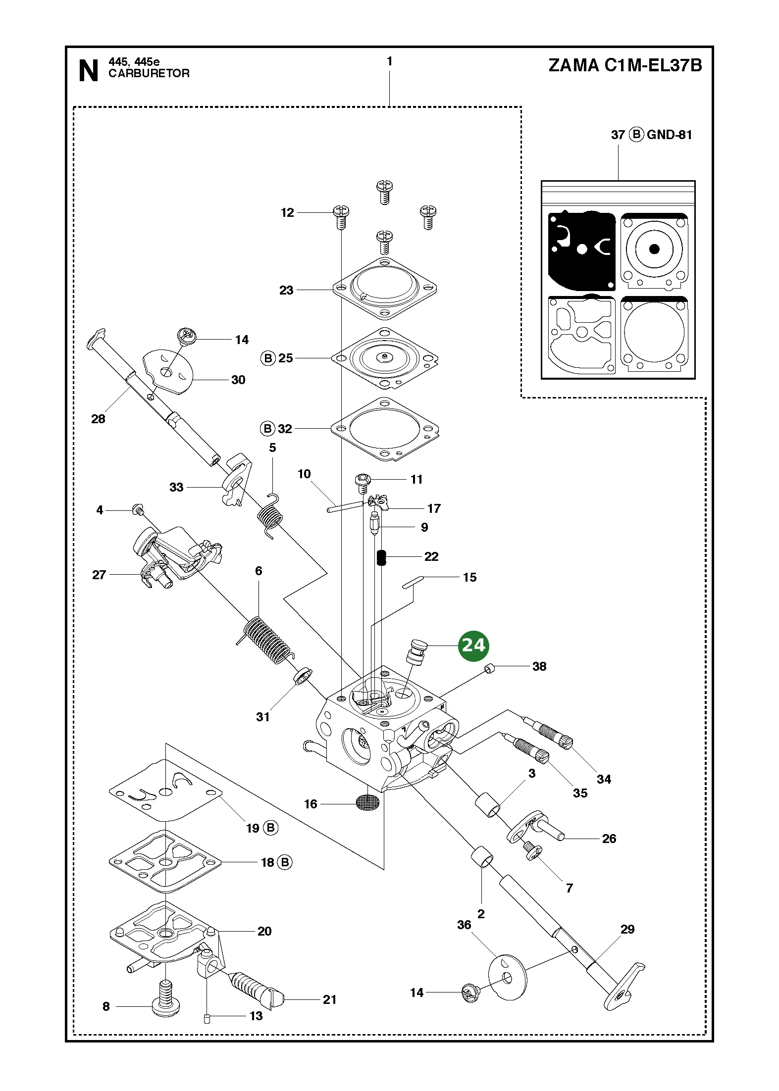 Position im Ersatzteilkatalog