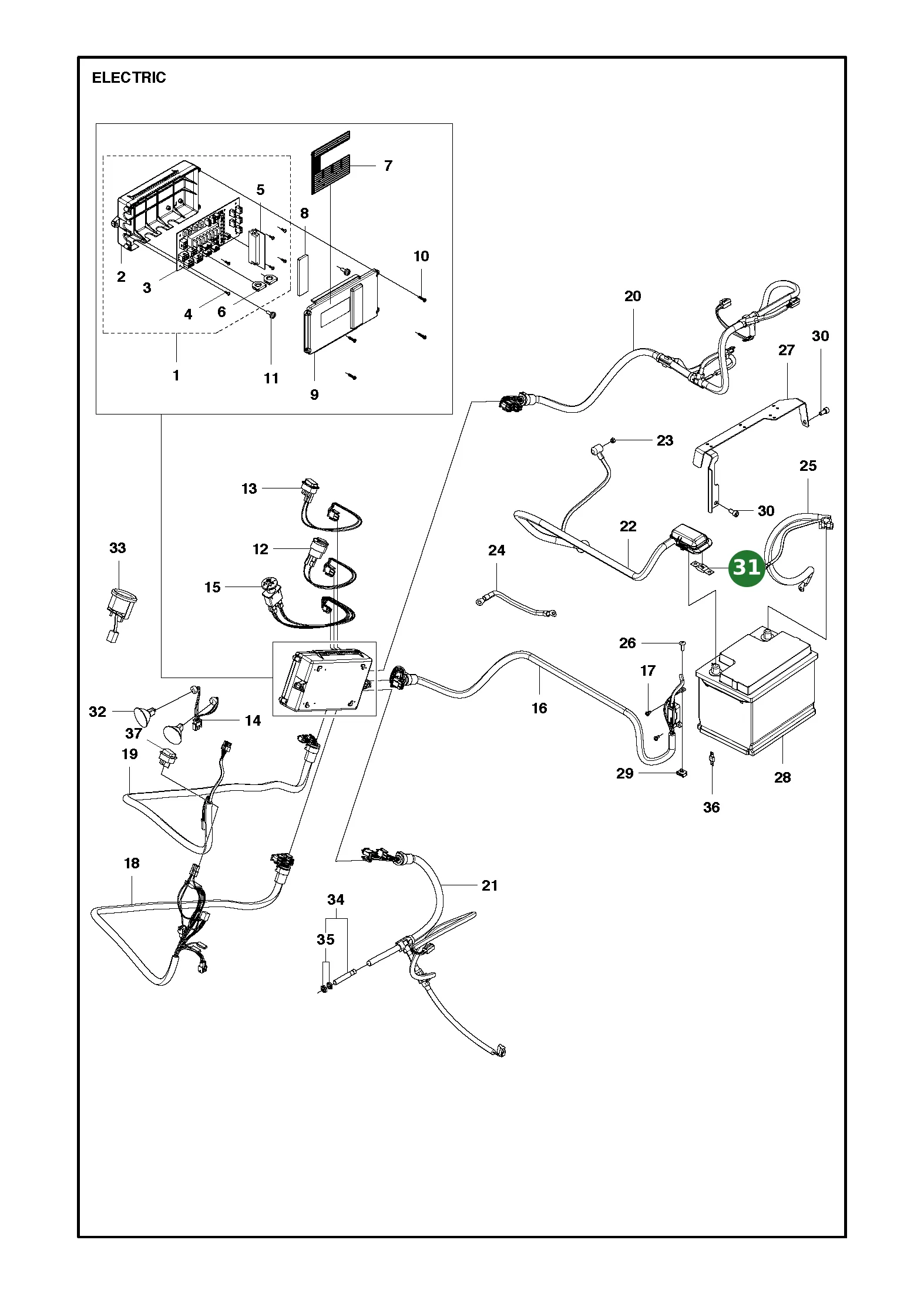 Position im Ersatzteilkatalog