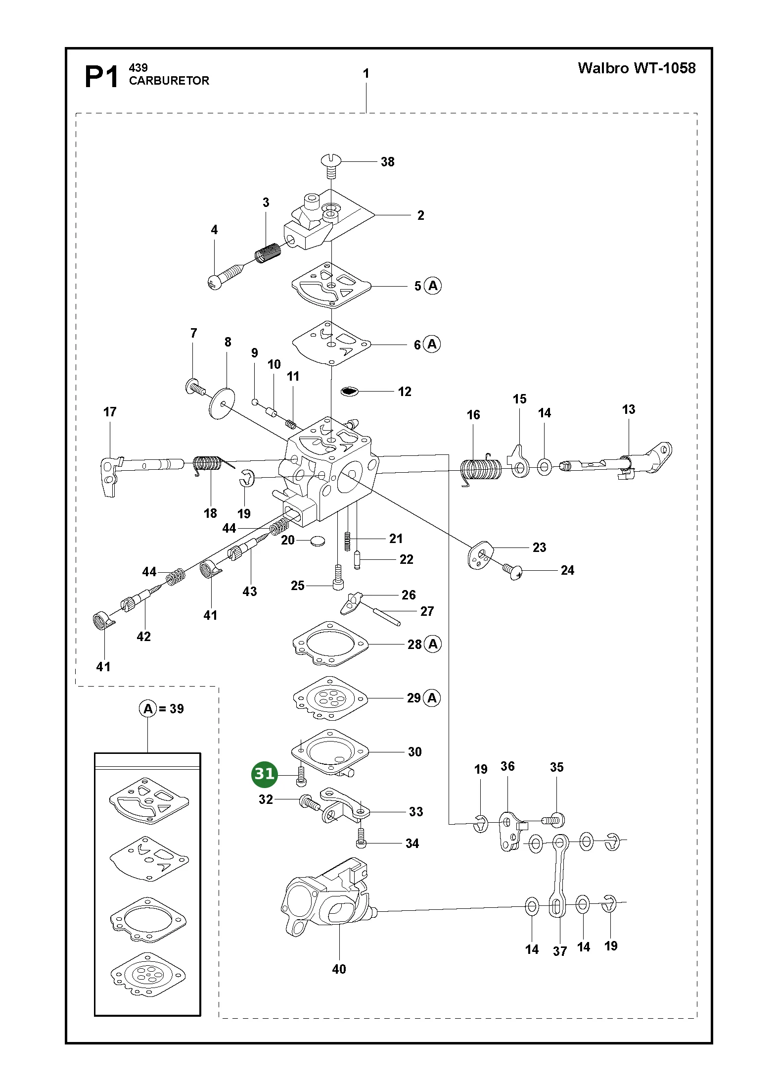 Position im Ersatzteilkatalog