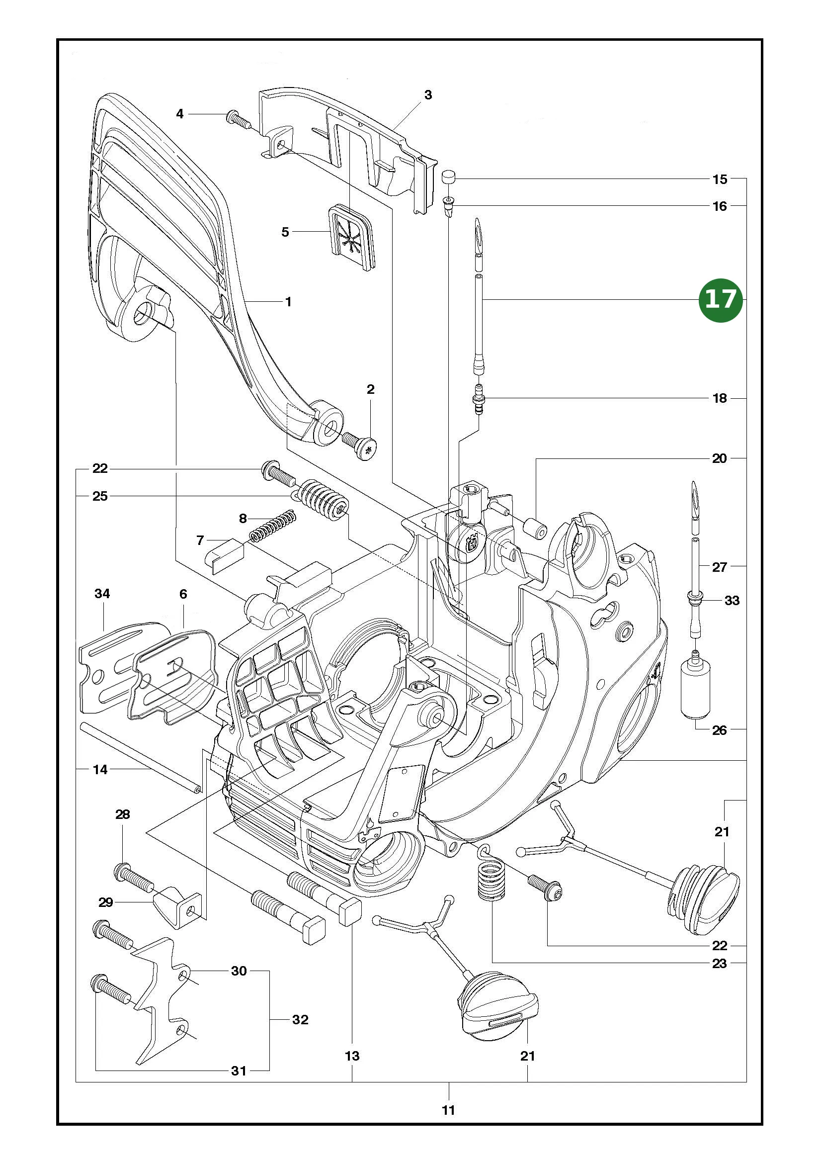 Kraftstoffschlauch f&uuml;r Husqvarna Motors&auml;gen...