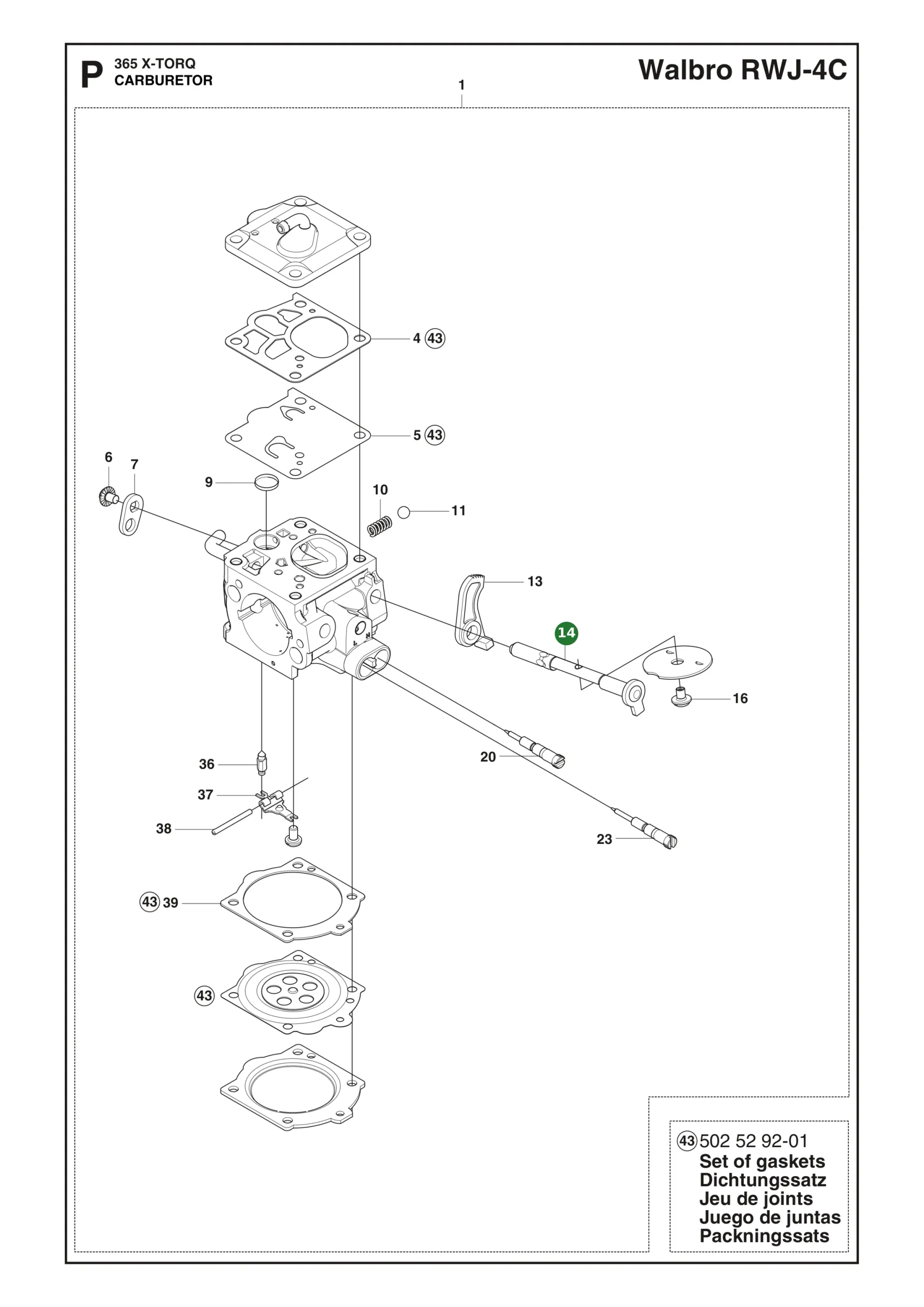 Position im Ersatzteilkatalog