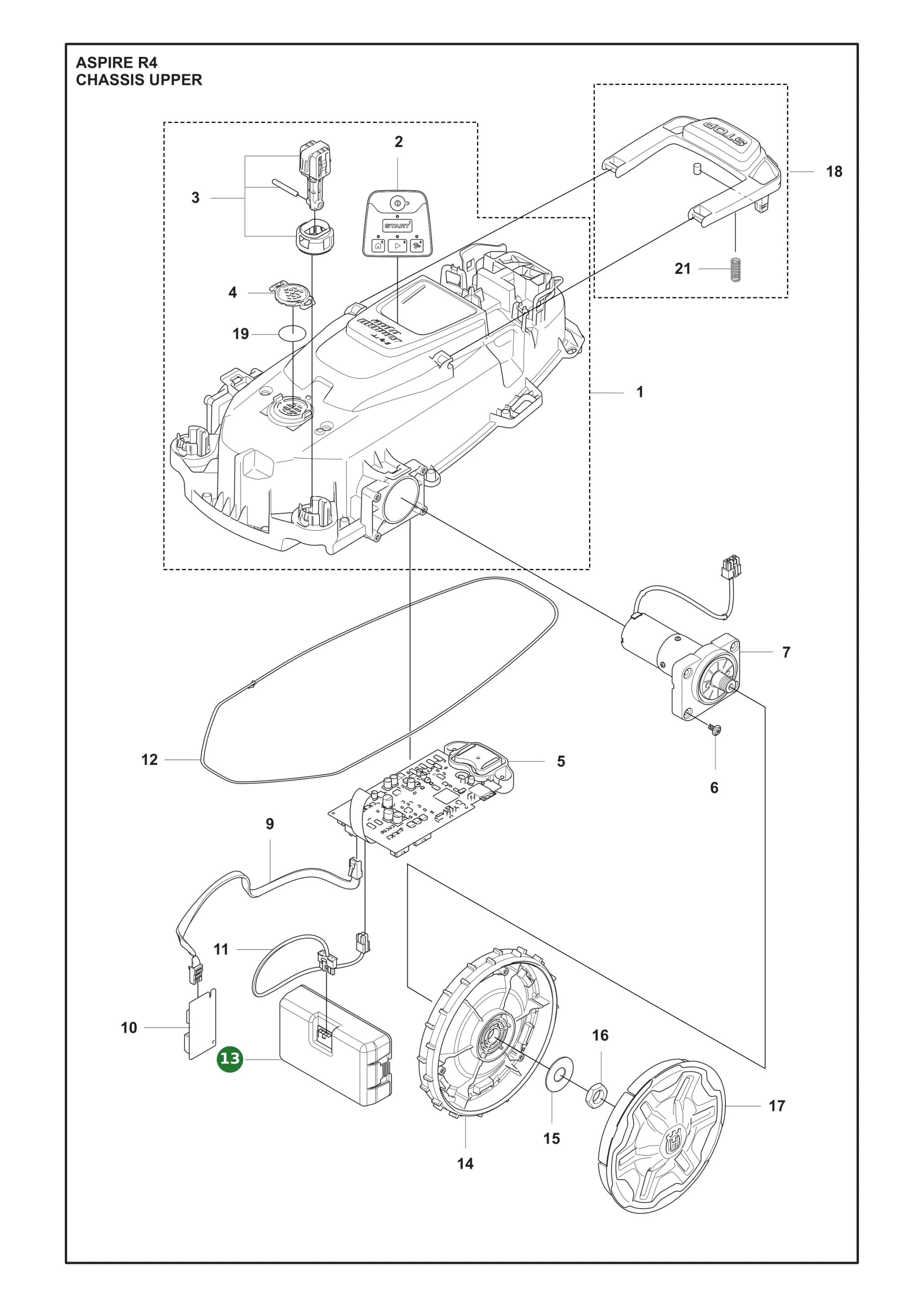 Original Husqvarna Akku f&uuml;r Automower 305 310 315...