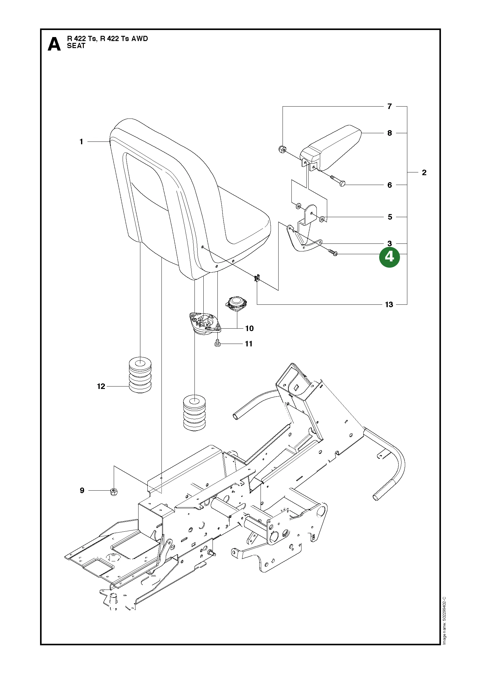 Position im Ersatzteilkatalog