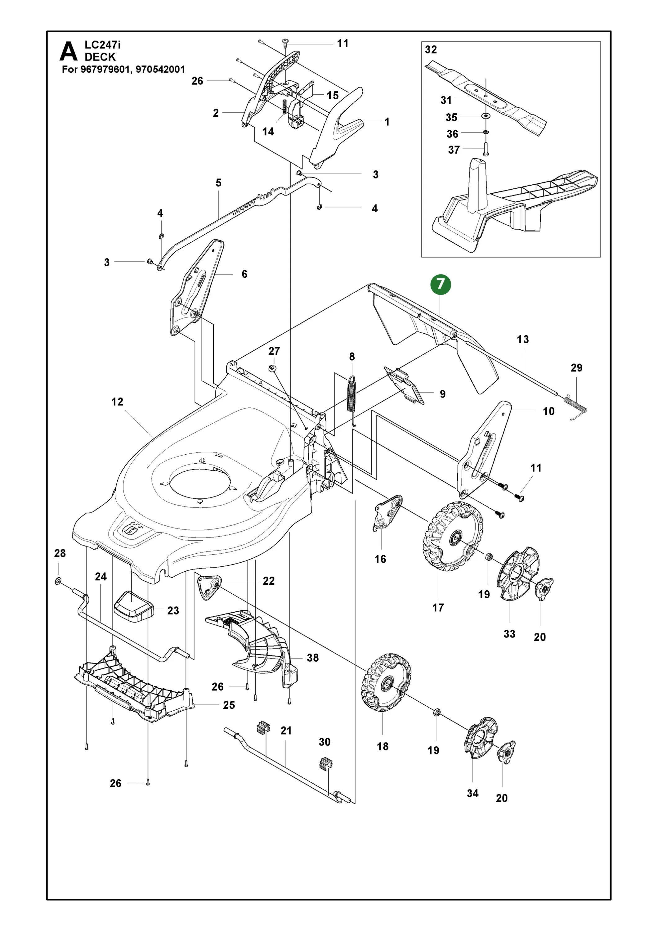 Position im Ersatzteilkatalog