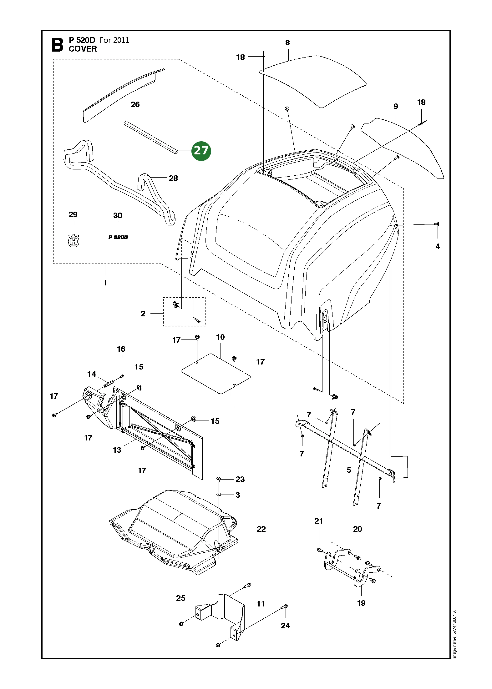 Position im Ersatzteilkatalog