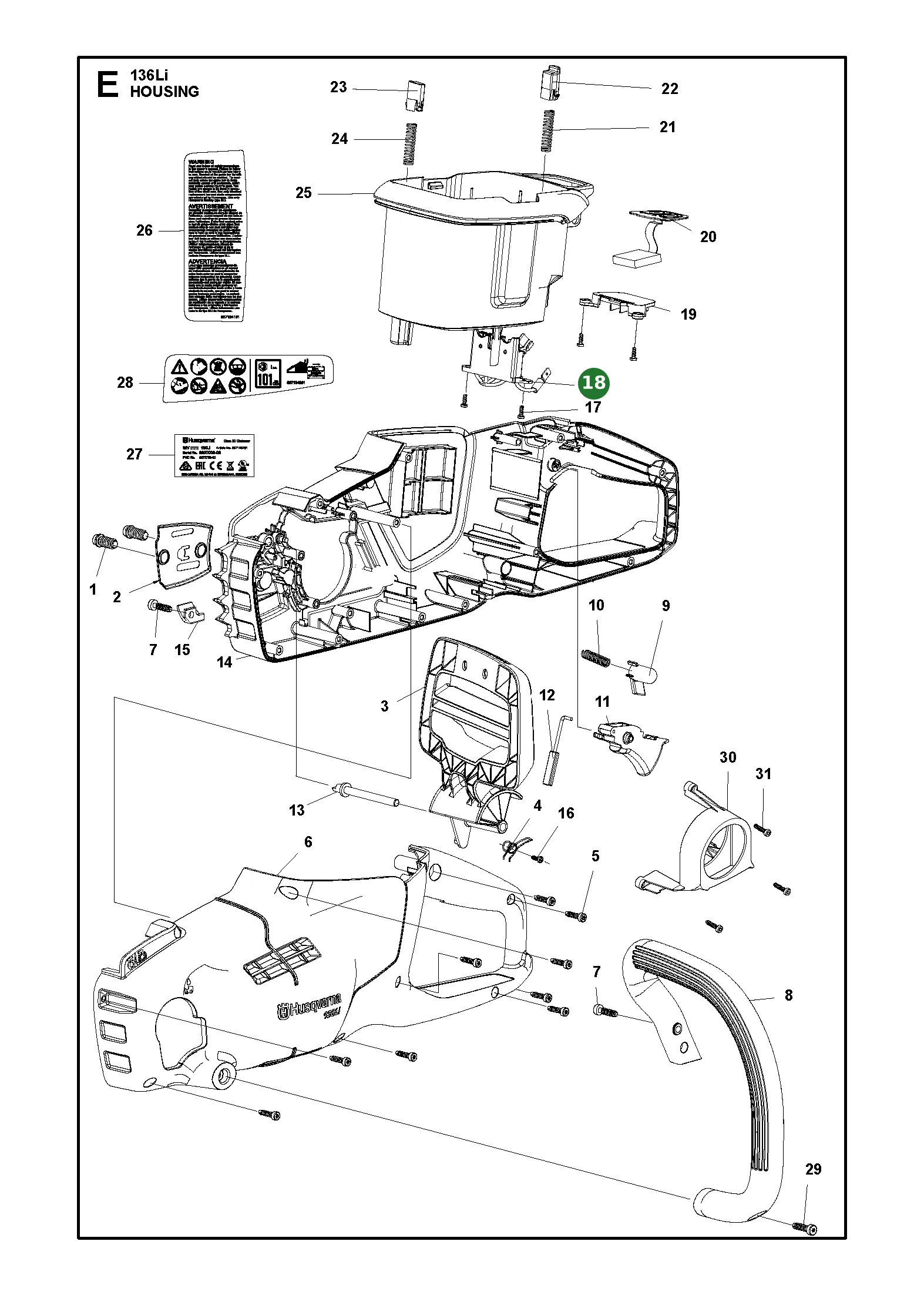 Position im Ersatzteilkatalog