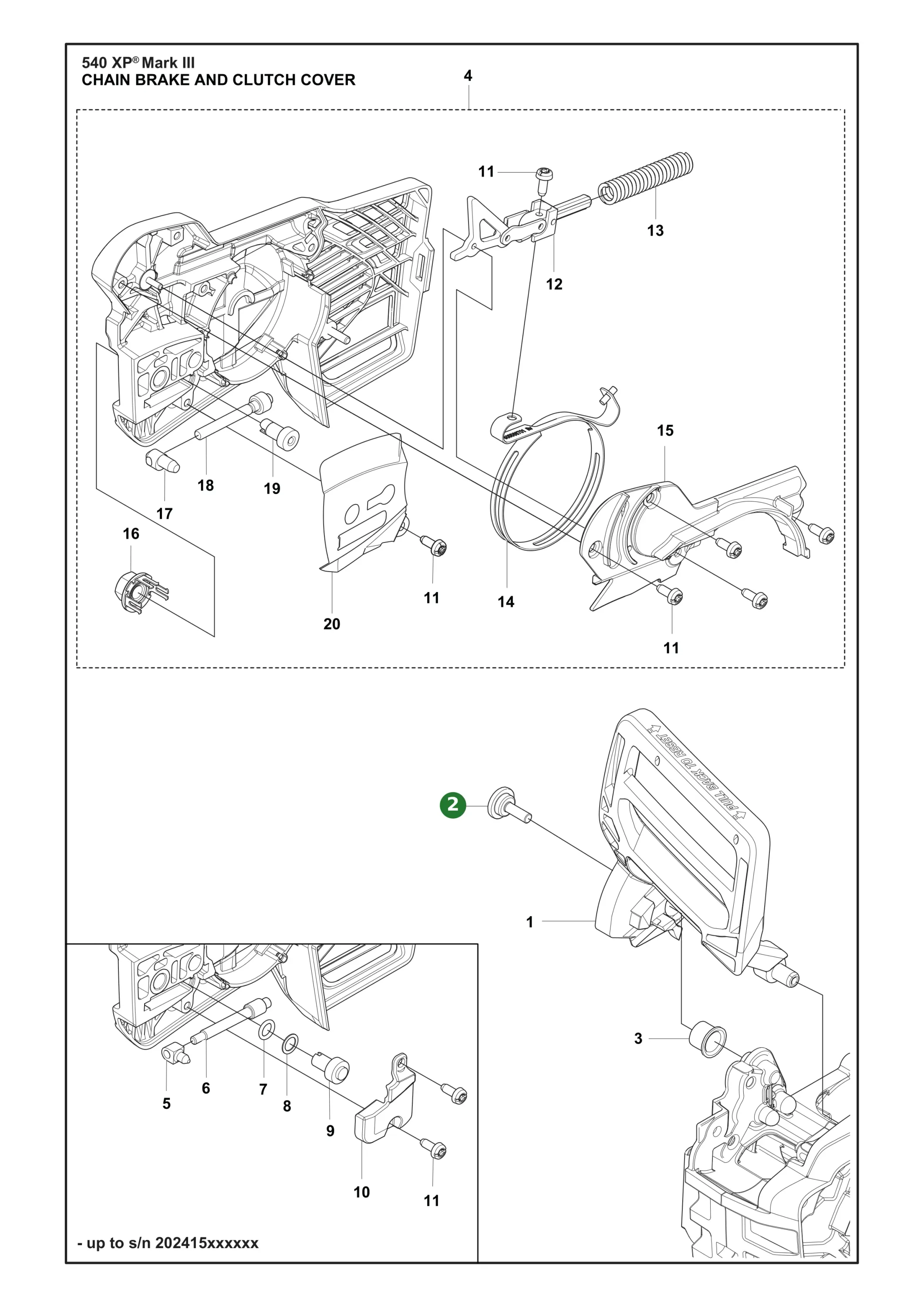 Schraube f&uuml;r Husqvarna Motors&auml;gen