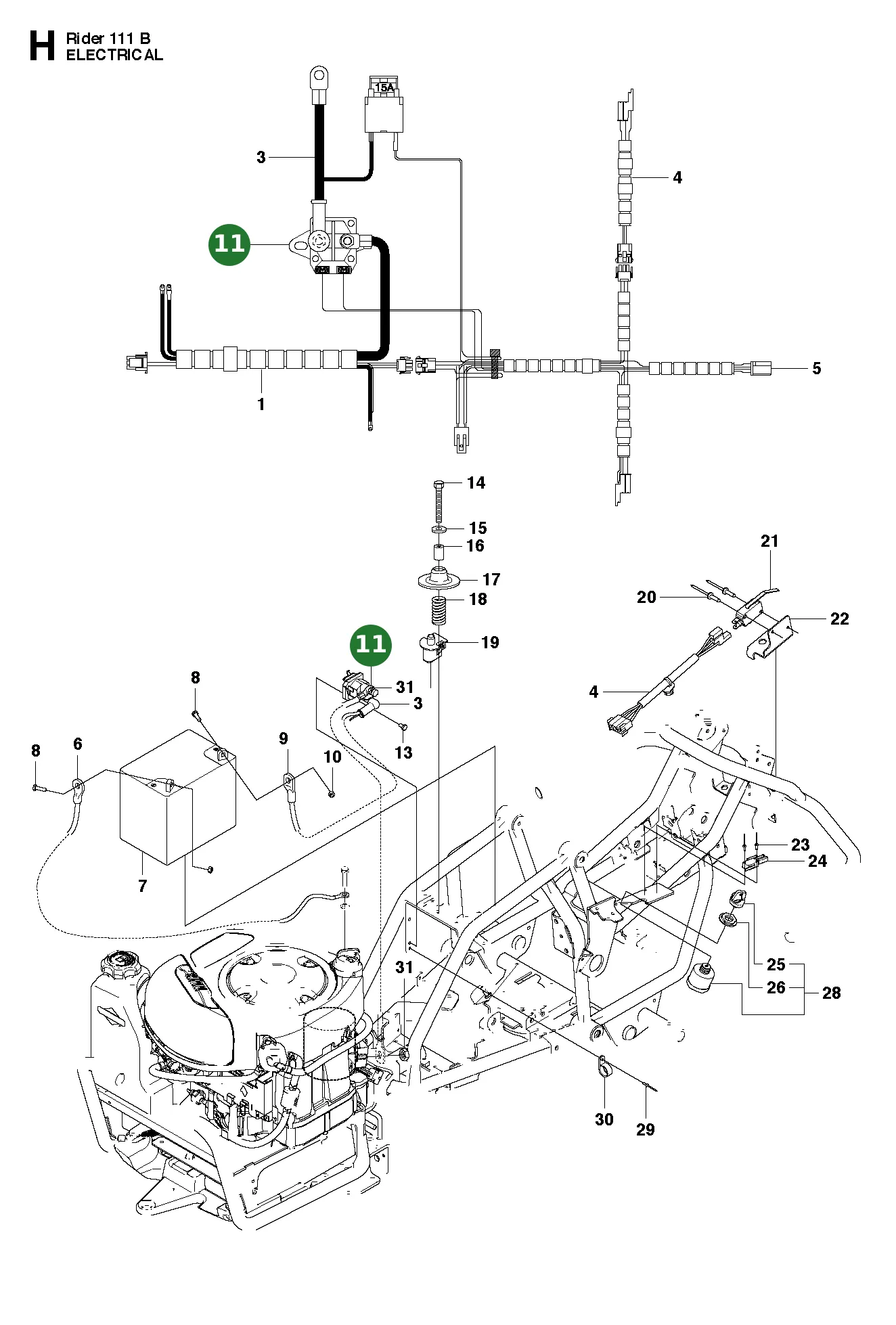 Position im Ersatzteilkatalog