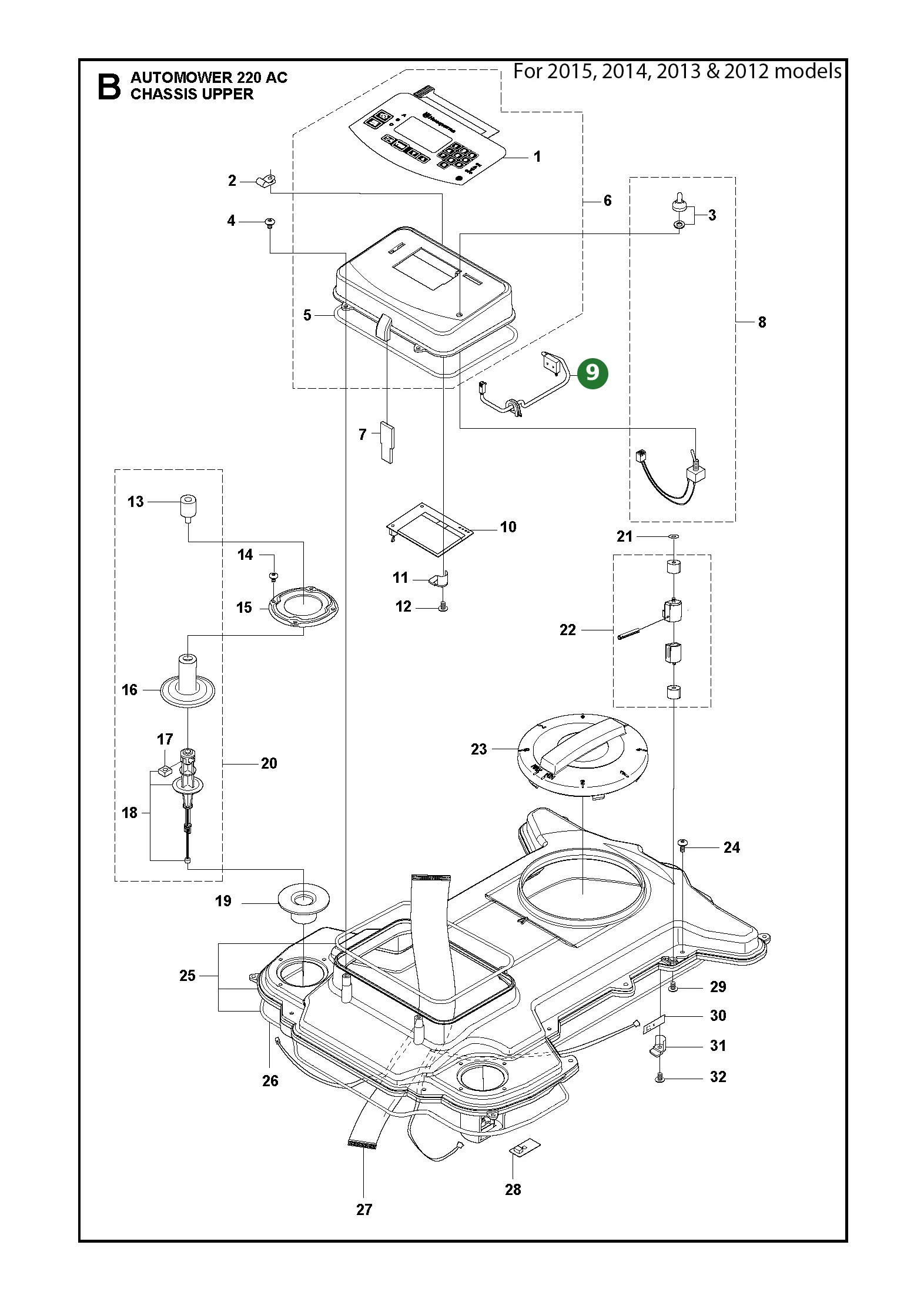 Position im Ersatzteilkatalog