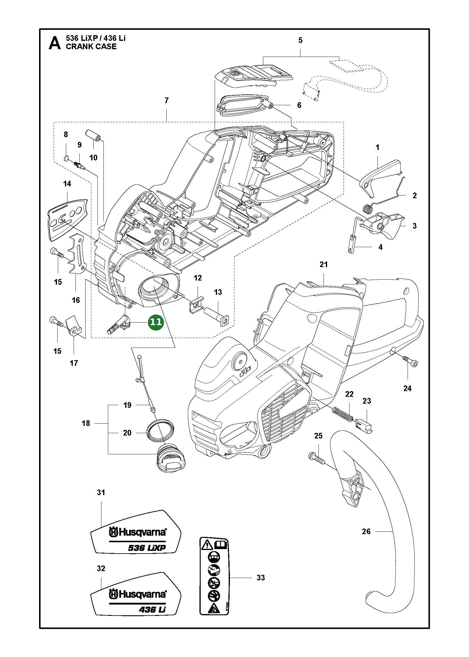 &Ouml;lsieb f&uuml;r Husqvarna Motors&auml;gen 436Li,...