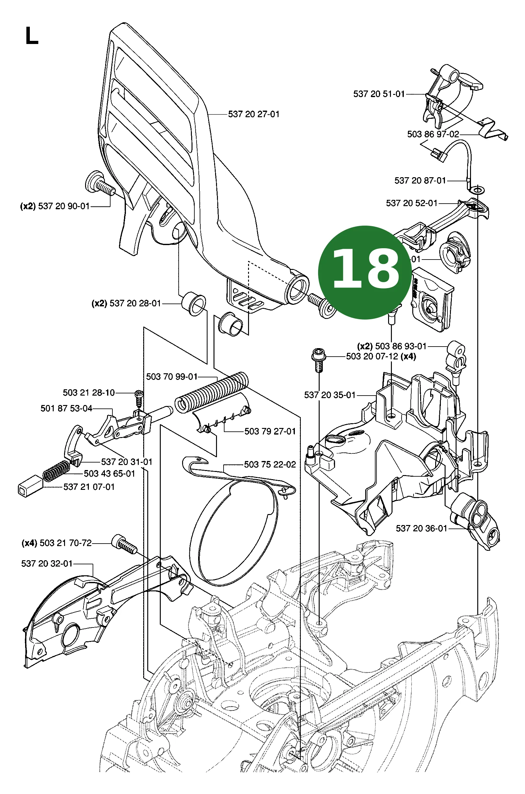 Dichtscheibe f&uuml;r Husqvarna Motors&auml;gen 570 II,...