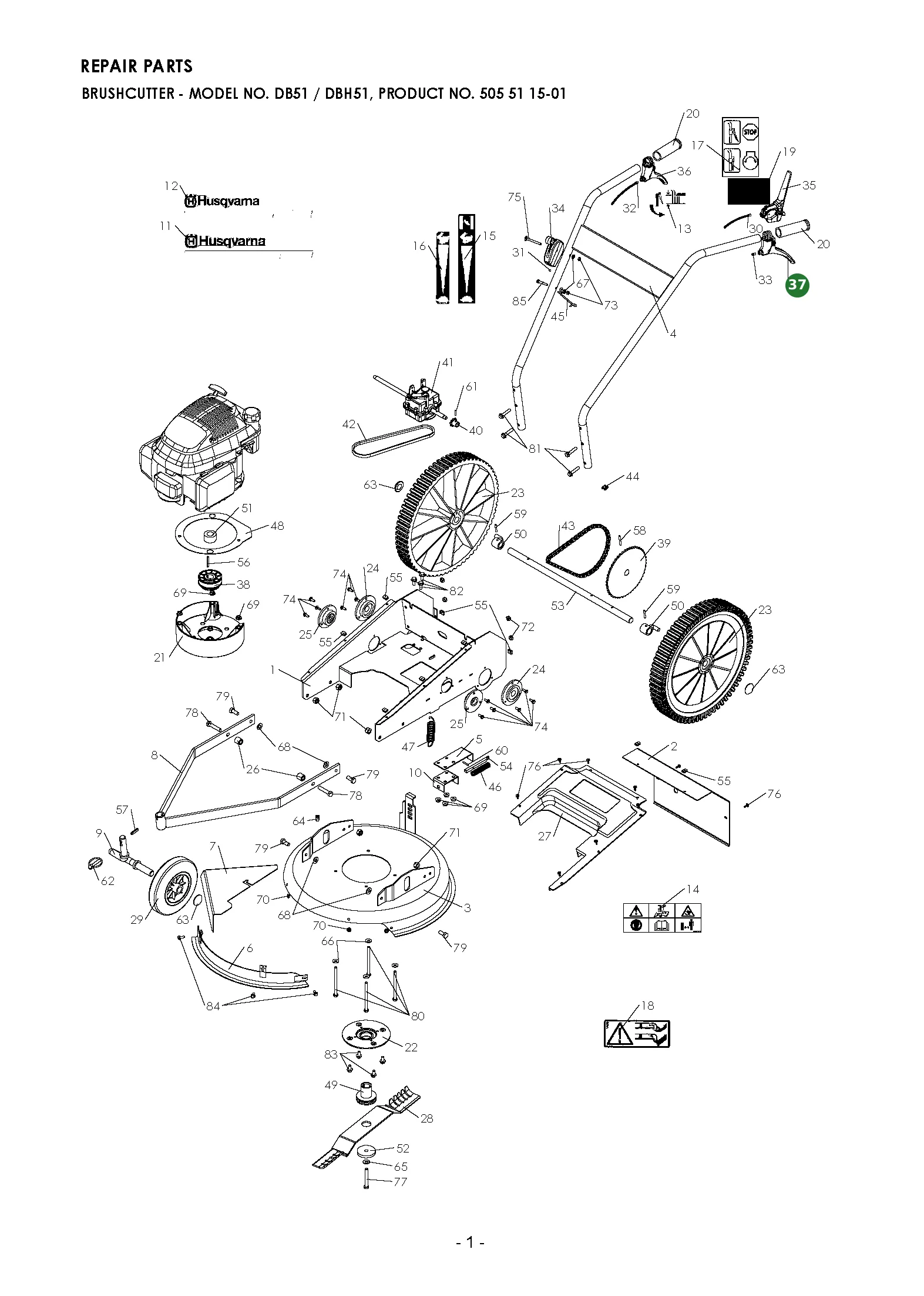 Position im Ersatzteilkatalog