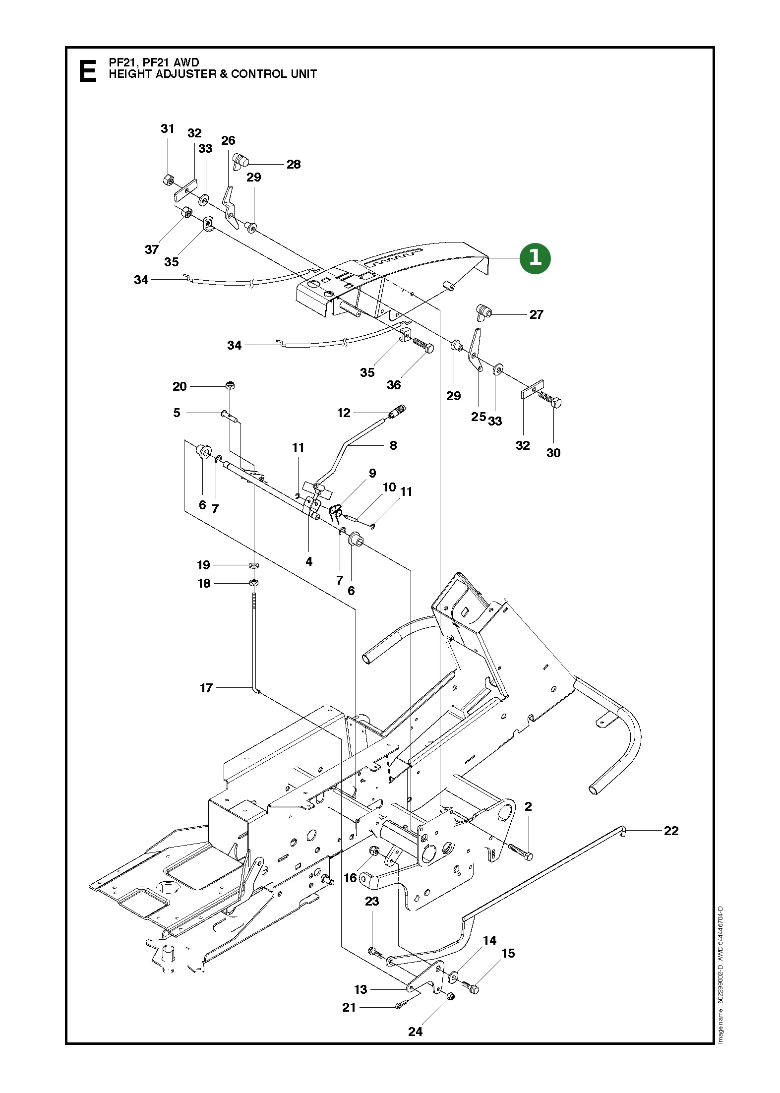 Position im Ersatzteilkatalog