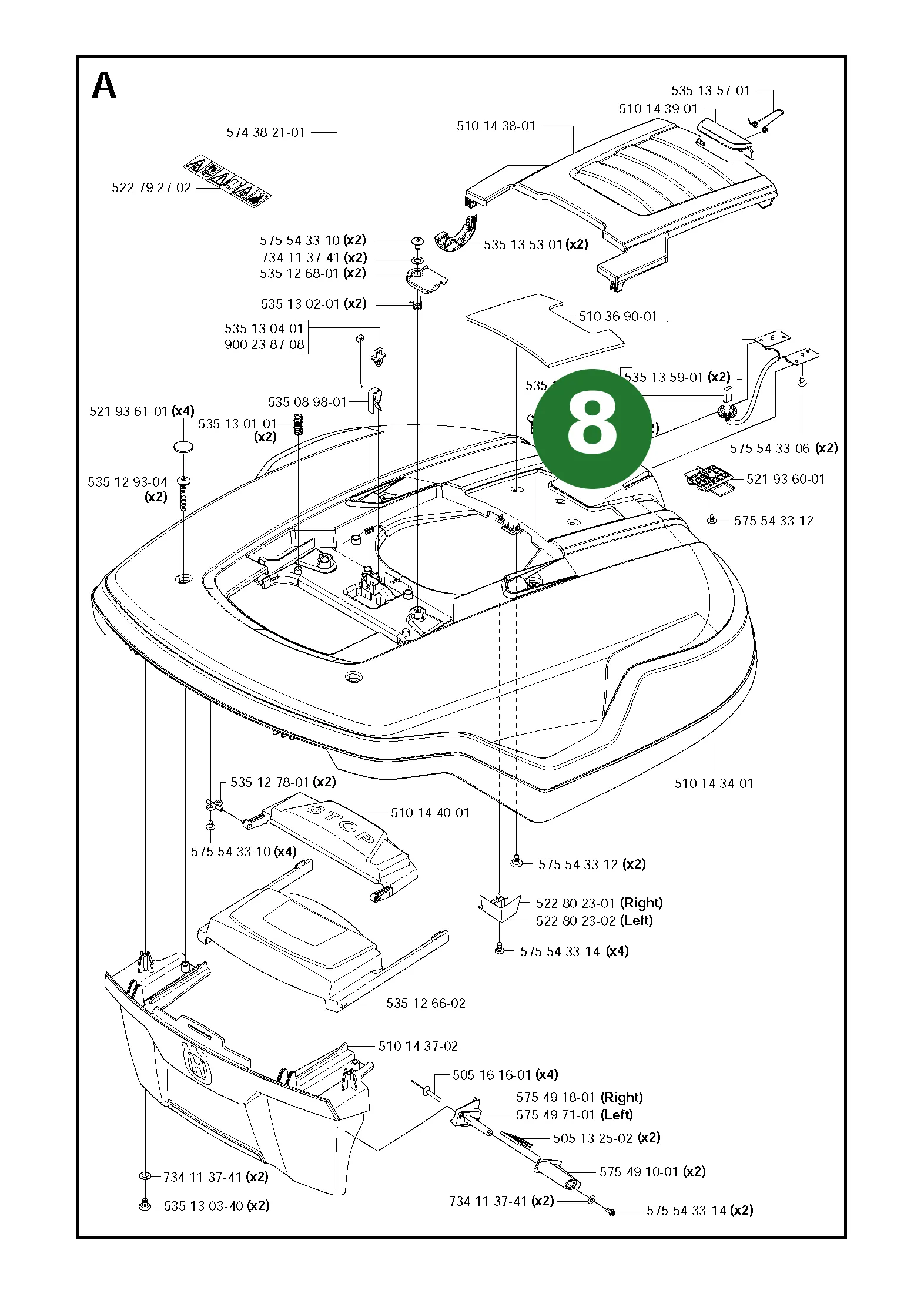 Position im Ersatzteilkatalog