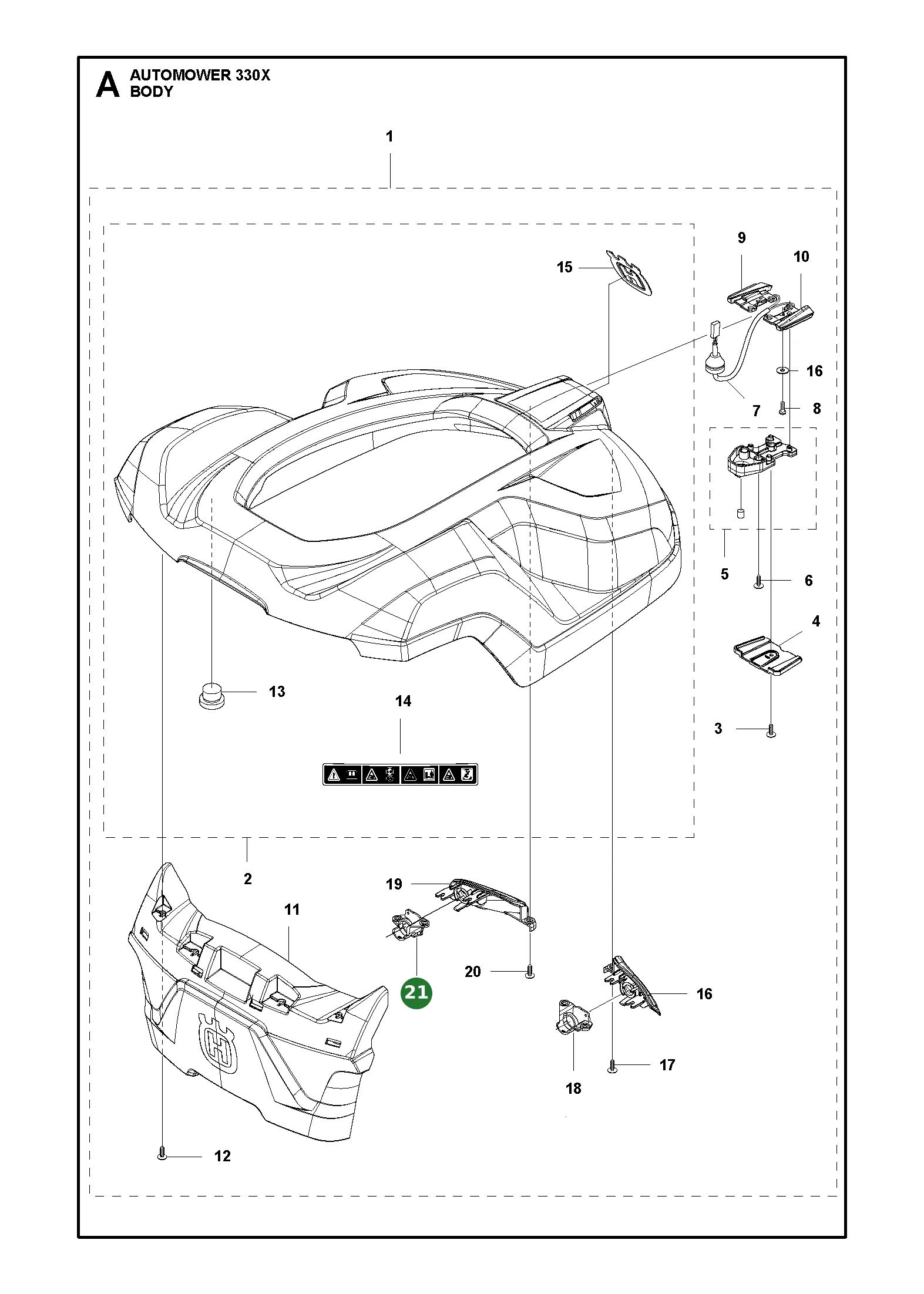 Position im Ersatzteilkatalog