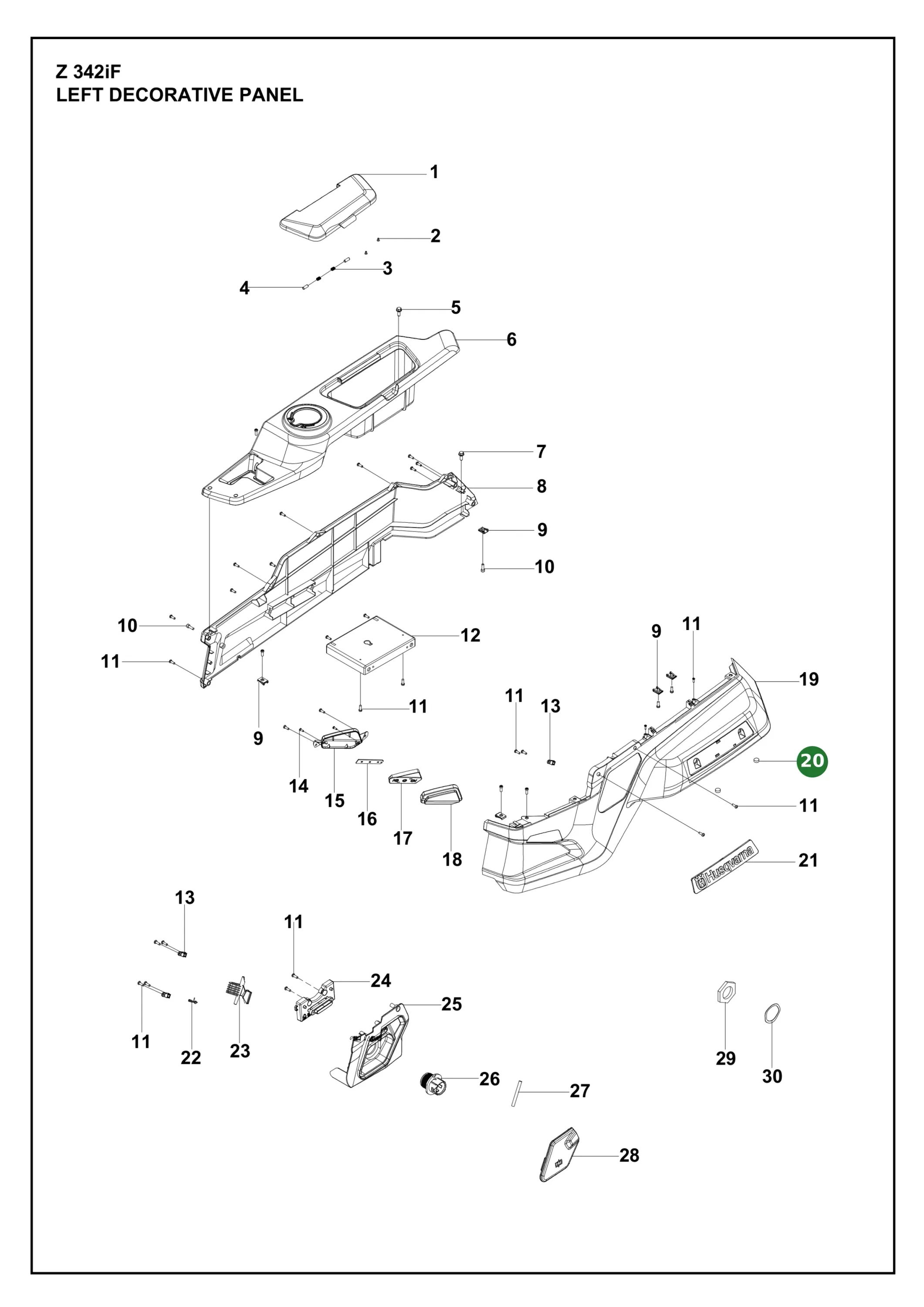 Position im Ersatzteilkatalog