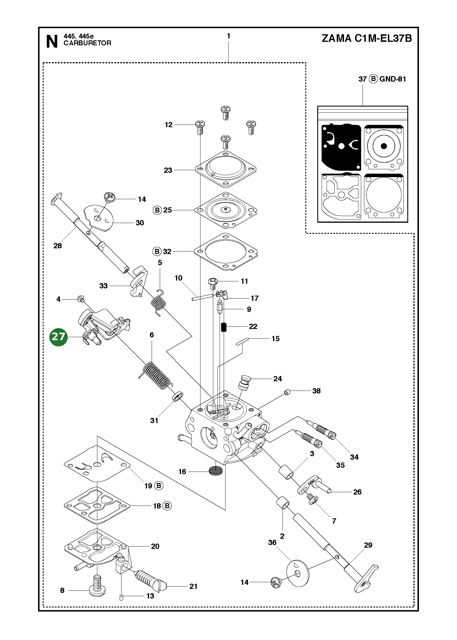 Position im Ersatzteilkatalog