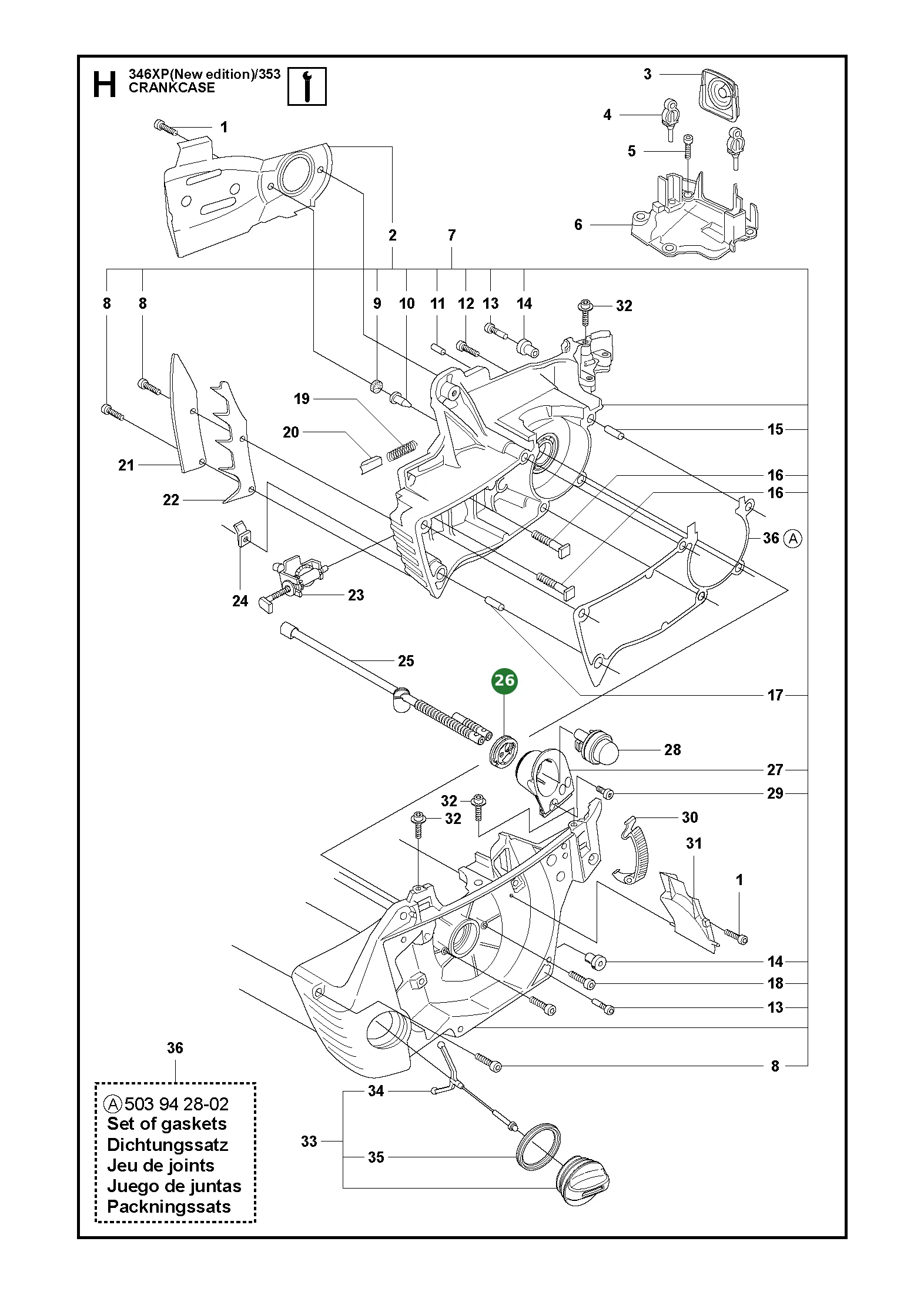 Position im Ersatzteilkatalog