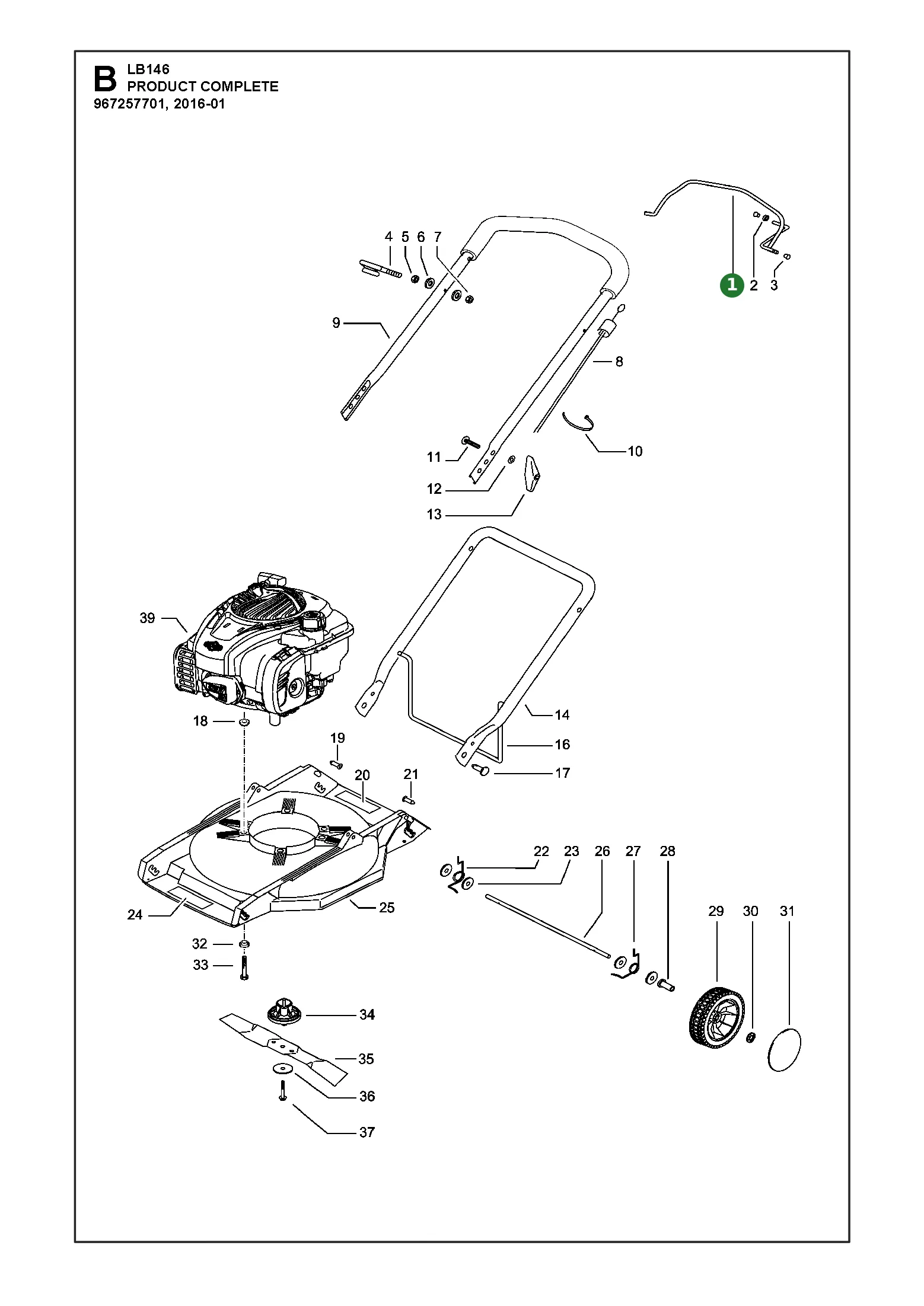 Position im Ersatzteilkatalog
