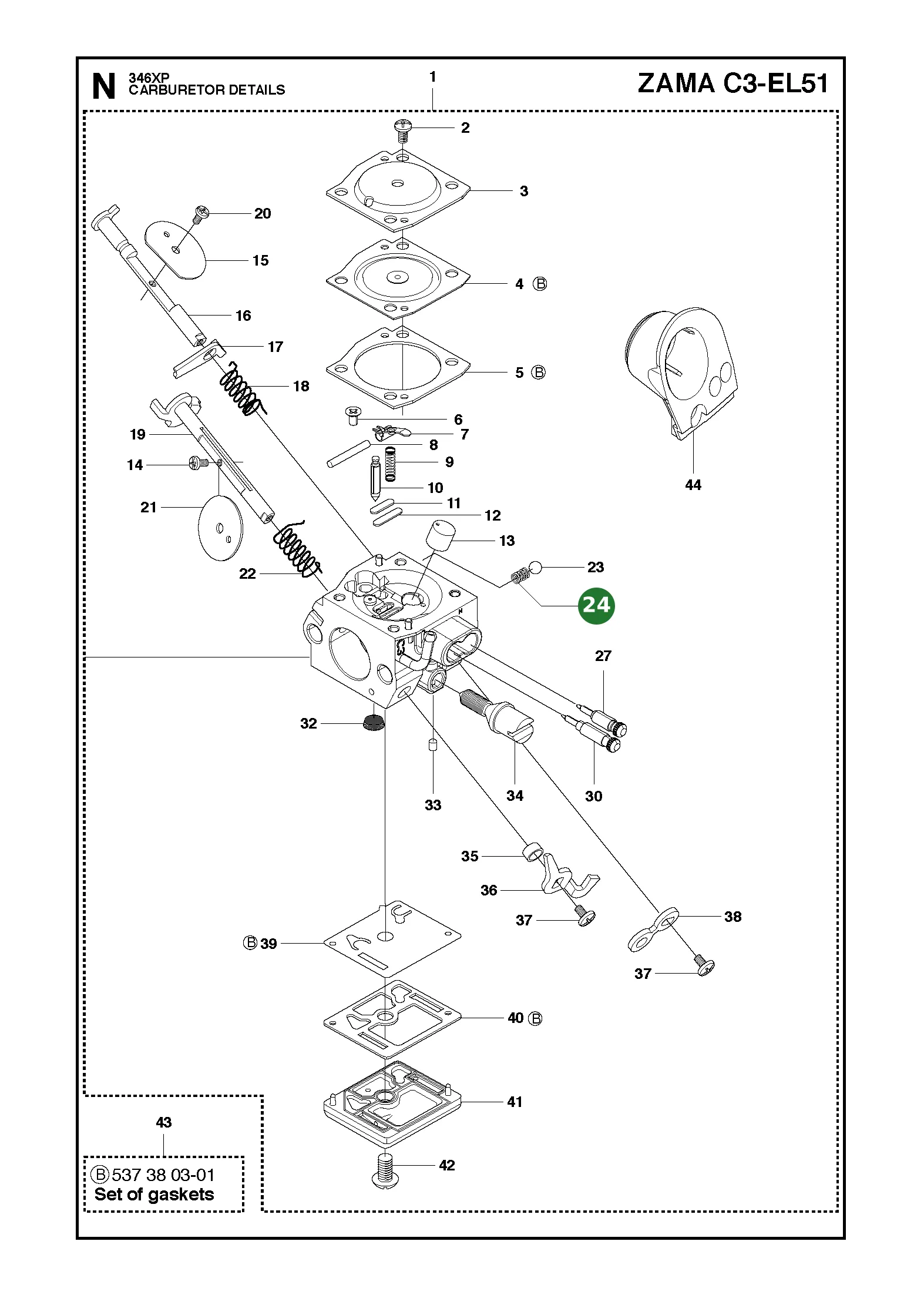 Position im Ersatzteilkatalog