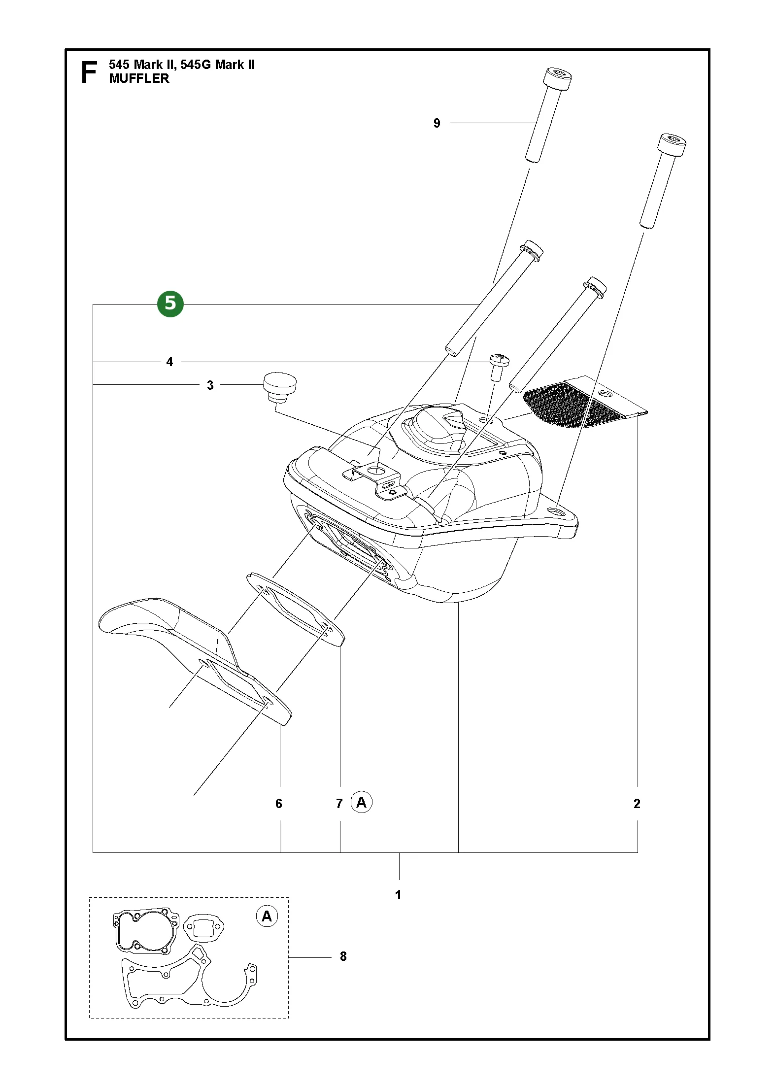 Schraube Itxscm f&uuml;r Husqvarna Motors&auml;gen 545...