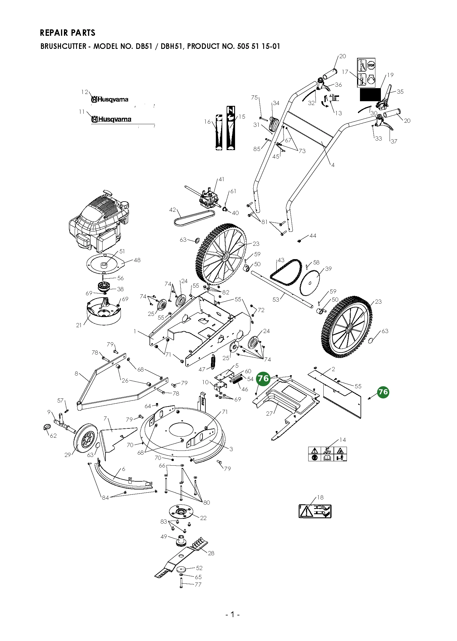 Position im Ersatzteilkatalog