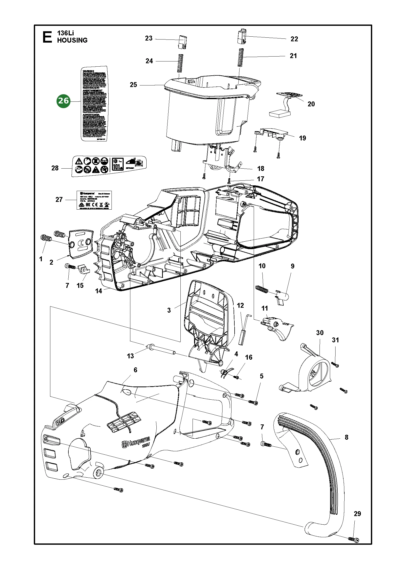 Position im Ersatzteilkatalog